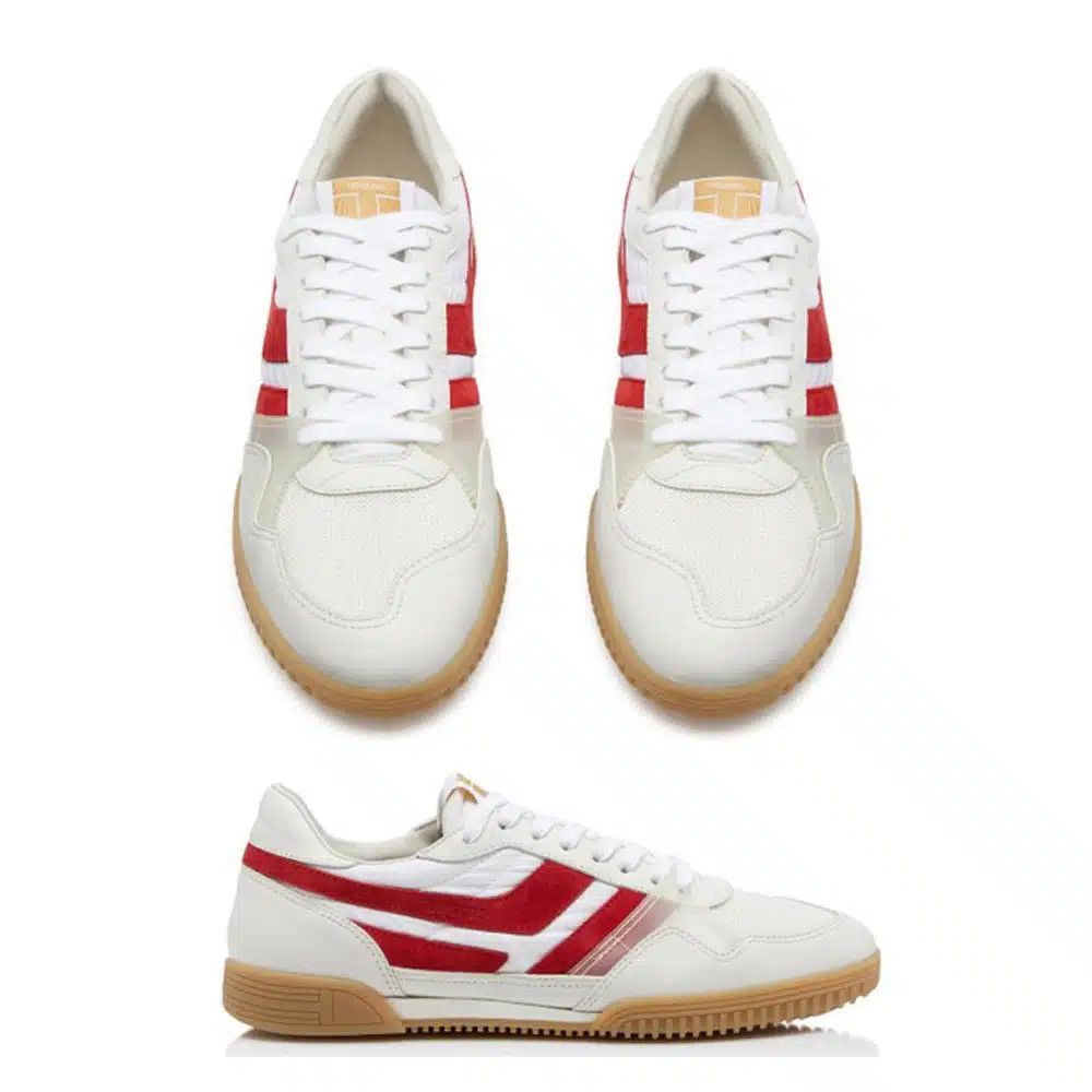 Tom Ford o1sndg0825 J1348T Size: 8 TF / Low-Top Sneakers in White/Red Size US 8 / EU 41 - 2 Thumbnail
