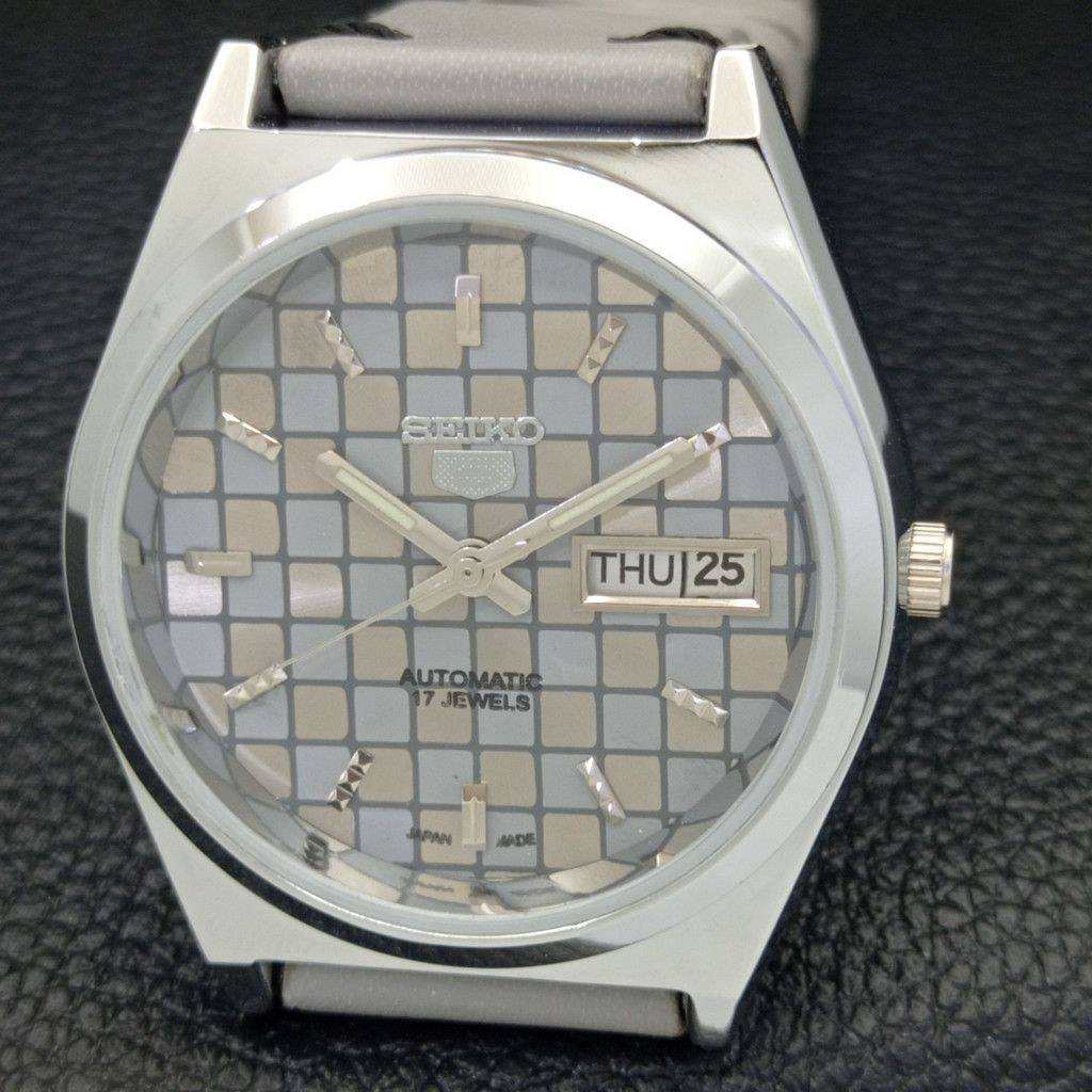 Seiko REFURBISHED VINTAGE SEIKO 5 AUTO JAPAN MENS WATCH a440221 Size 38 - 3 Thumbnail