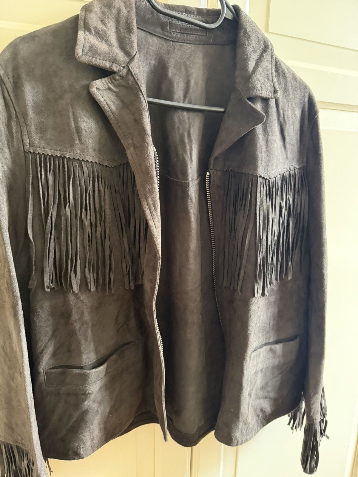 Allsaints All Saints - Suede Western Jacket with fringes Size S / US 4 / IT 40 - 2 Thumbnail