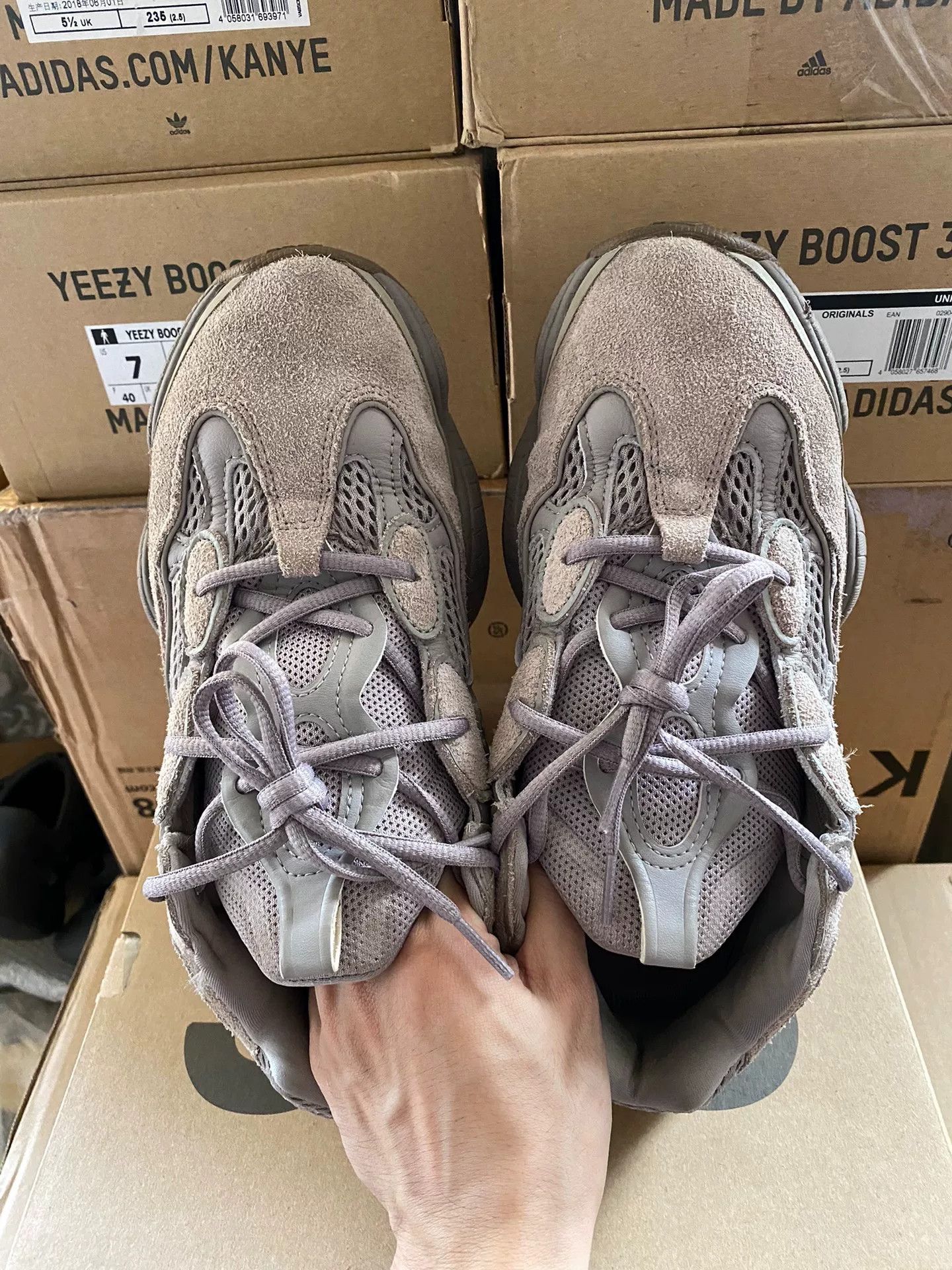 Adidas Adidas YEEZY500 Gray Lowtop Sneakers 42 Men Size US 9 / EU 42 - 1 Thumbnail