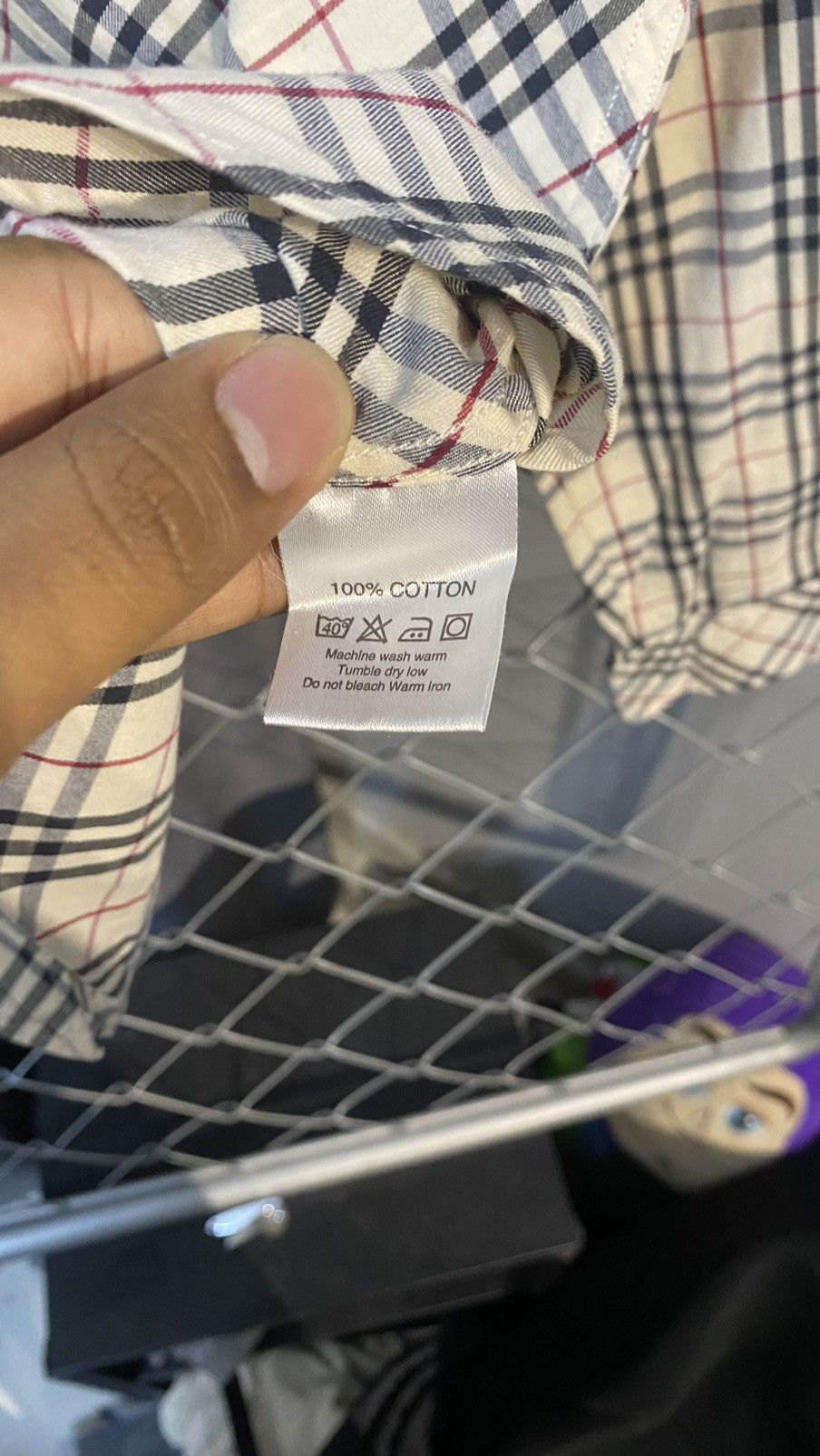 Burberry × Designer × Japanese Brand VINTAGE BURBERRY LONDON CHECKED BUTTON UP SHIRT LARGE Size L / US 10 / IT 46 - 7 Thumbnail