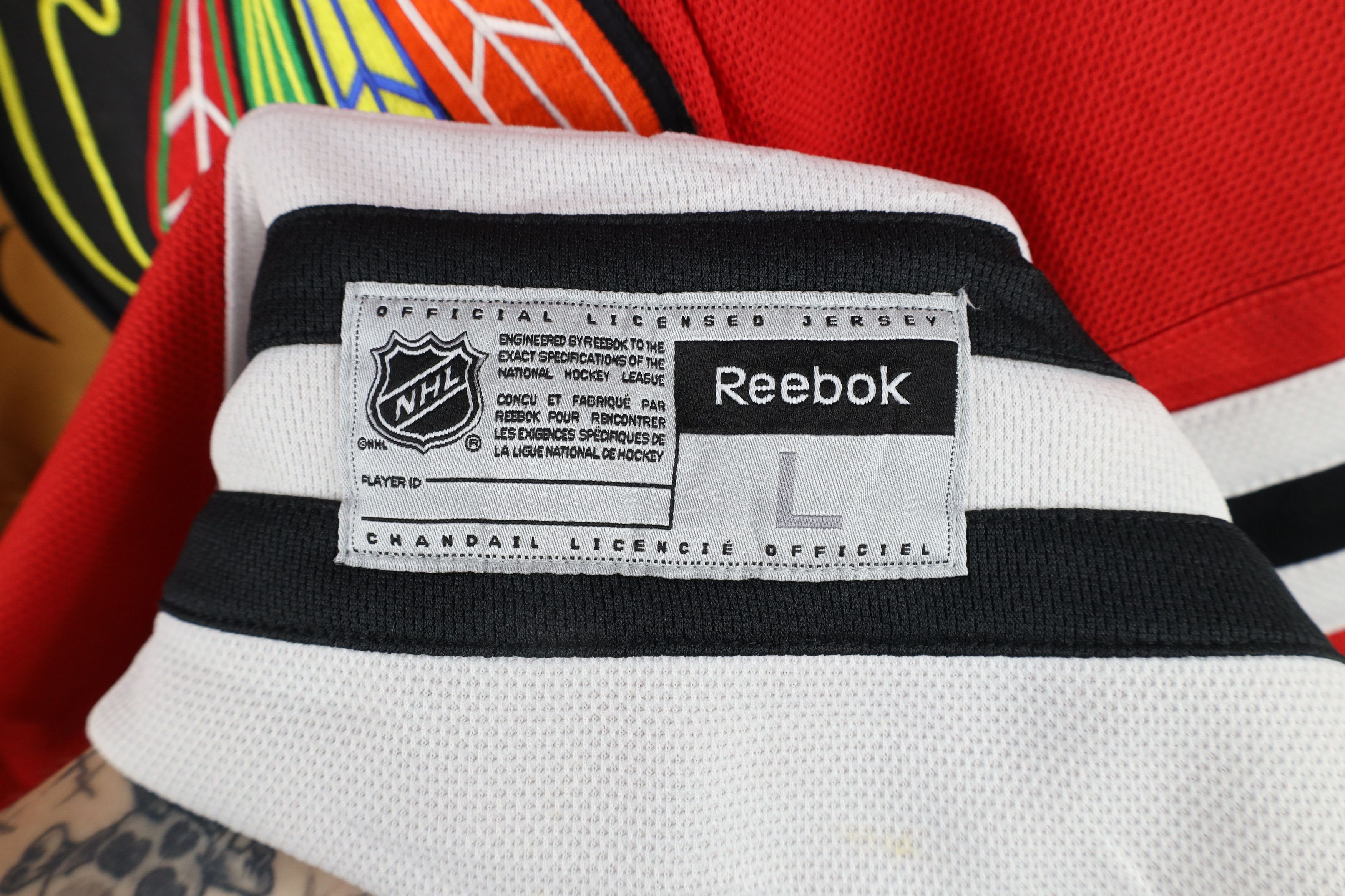 Reebok × Vintage Vintage Reebok Chicago Blackhawks Hockey Jersey Stitched Size US L / EU 52-54 / 3 - 5 Thumbnail