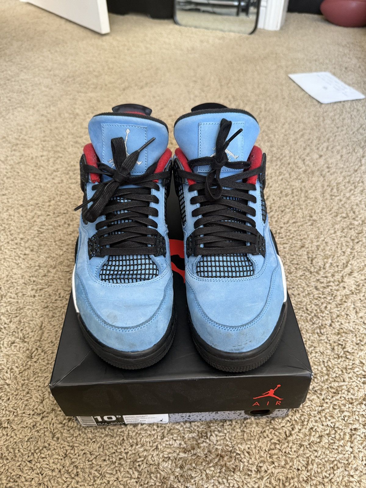 Jordan Brand × Travis Scott Cactus Jack Jordan 4 Retro Size US 10.5 / EU 43-44 - 4 Thumbnail