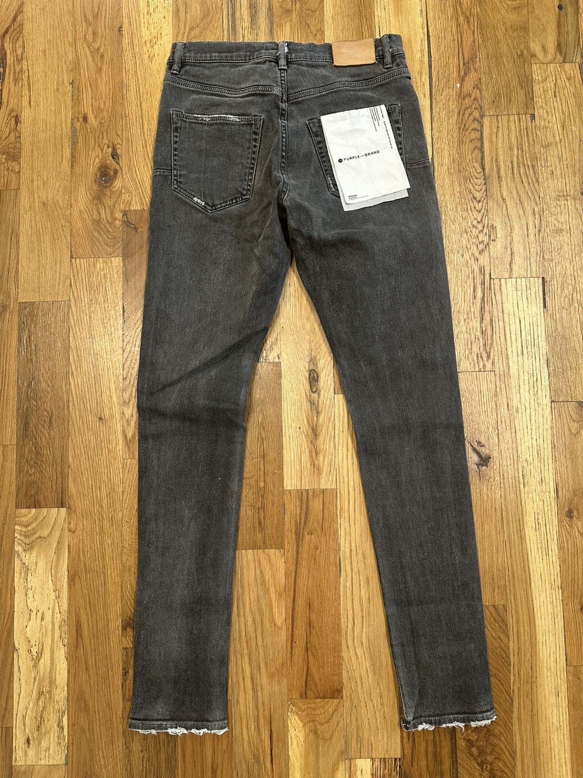 Purple Brand Purple Brand Knee Hole Gray Denim Jeans Size 30 Size US 30 / EU 46 - 2 Thumbnail