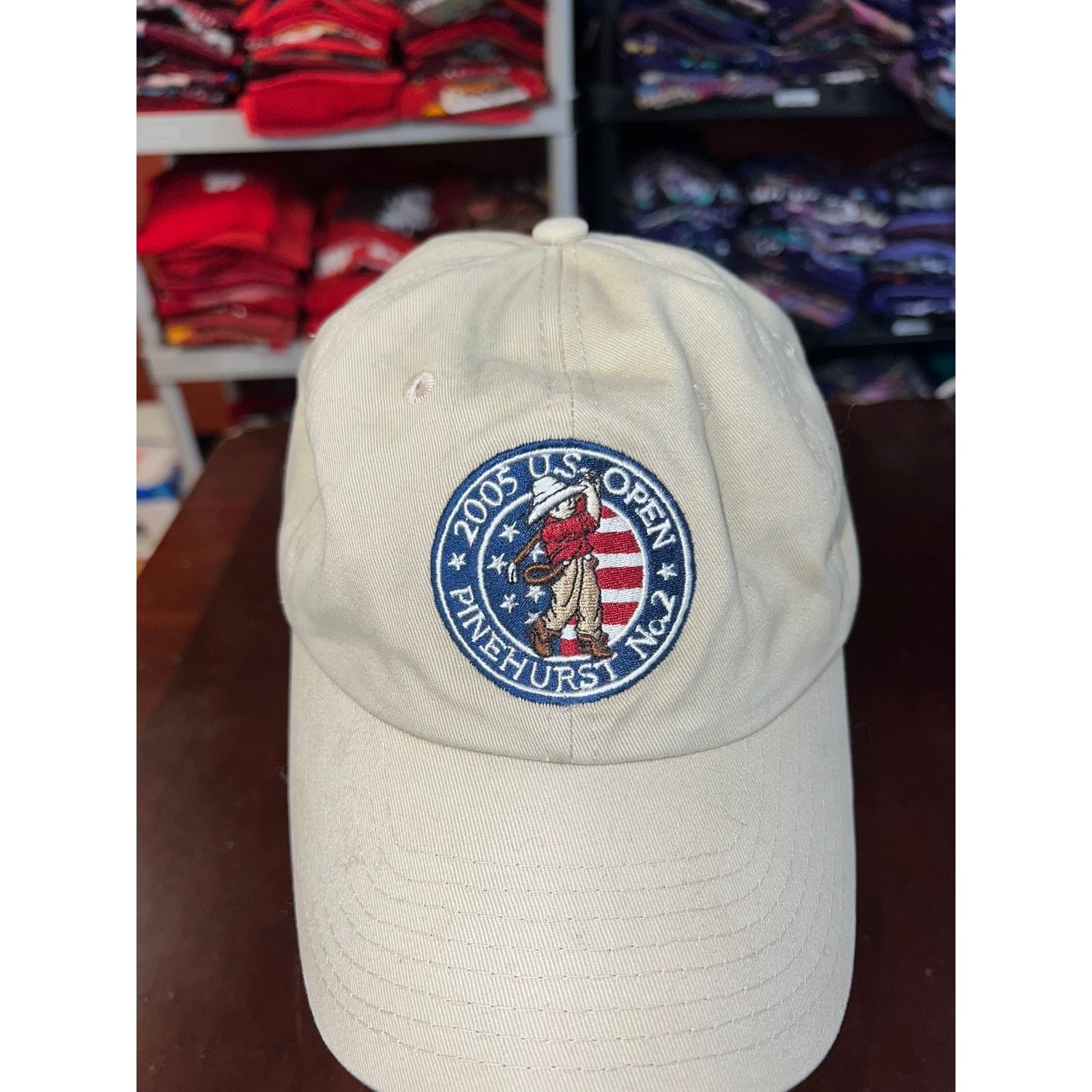 Vintage Vintage US Open Hat 2005 U.S. Pinehurst No. 2 Golfing Cap OS Size ONE SIZE - 2 Thumbnail