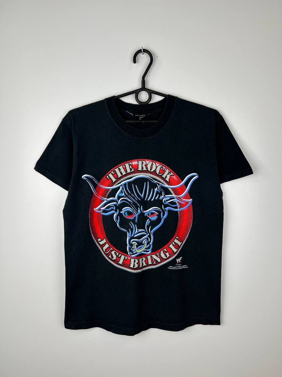 WWE WWE The Rock Just Bring It 2000 vintage t-shirts size XS Size US XS / EU 42 / 0 - 1 Thumbnail