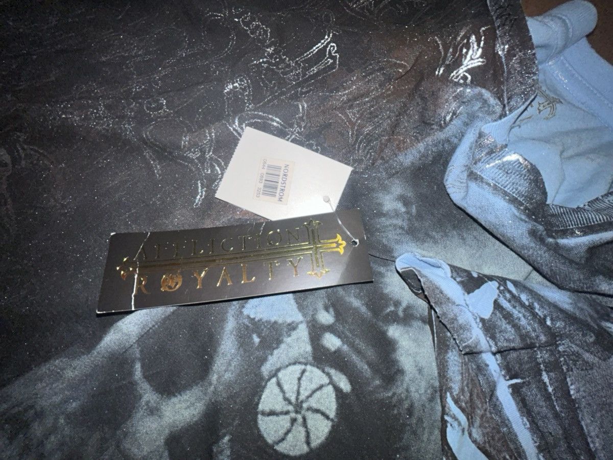 Affliction × Vintage INSANELY RARE! Y2K 2008 Affliction Royalty Tee WITH TAGS! Size US XL / EU 56 / 4 - 6 Thumbnail