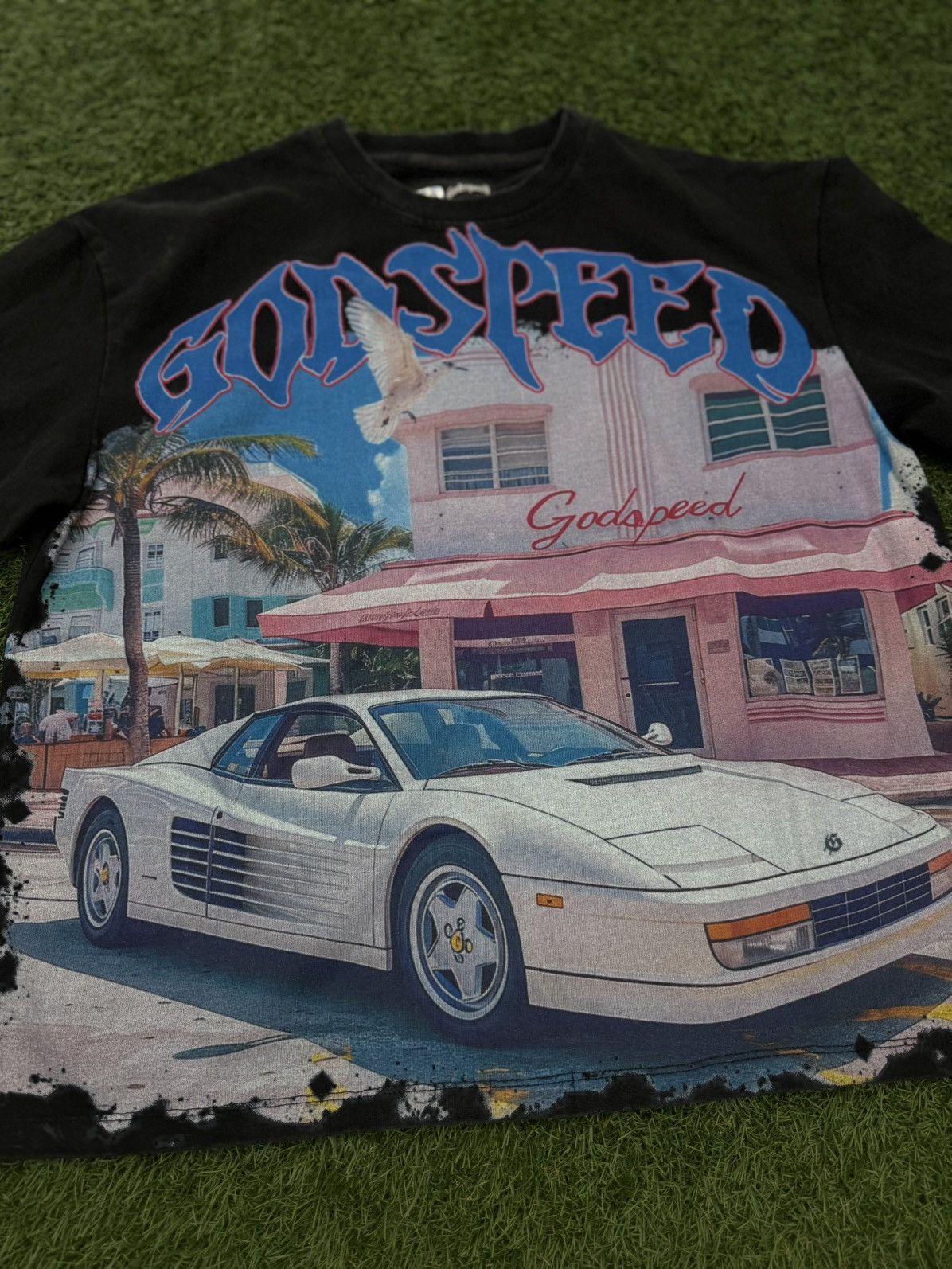 Godspeed Godspeed Black Miami Car Tee Shirt Size Small (NEW) Size US S / EU 44-46 / 1 - 2 Thumbnail