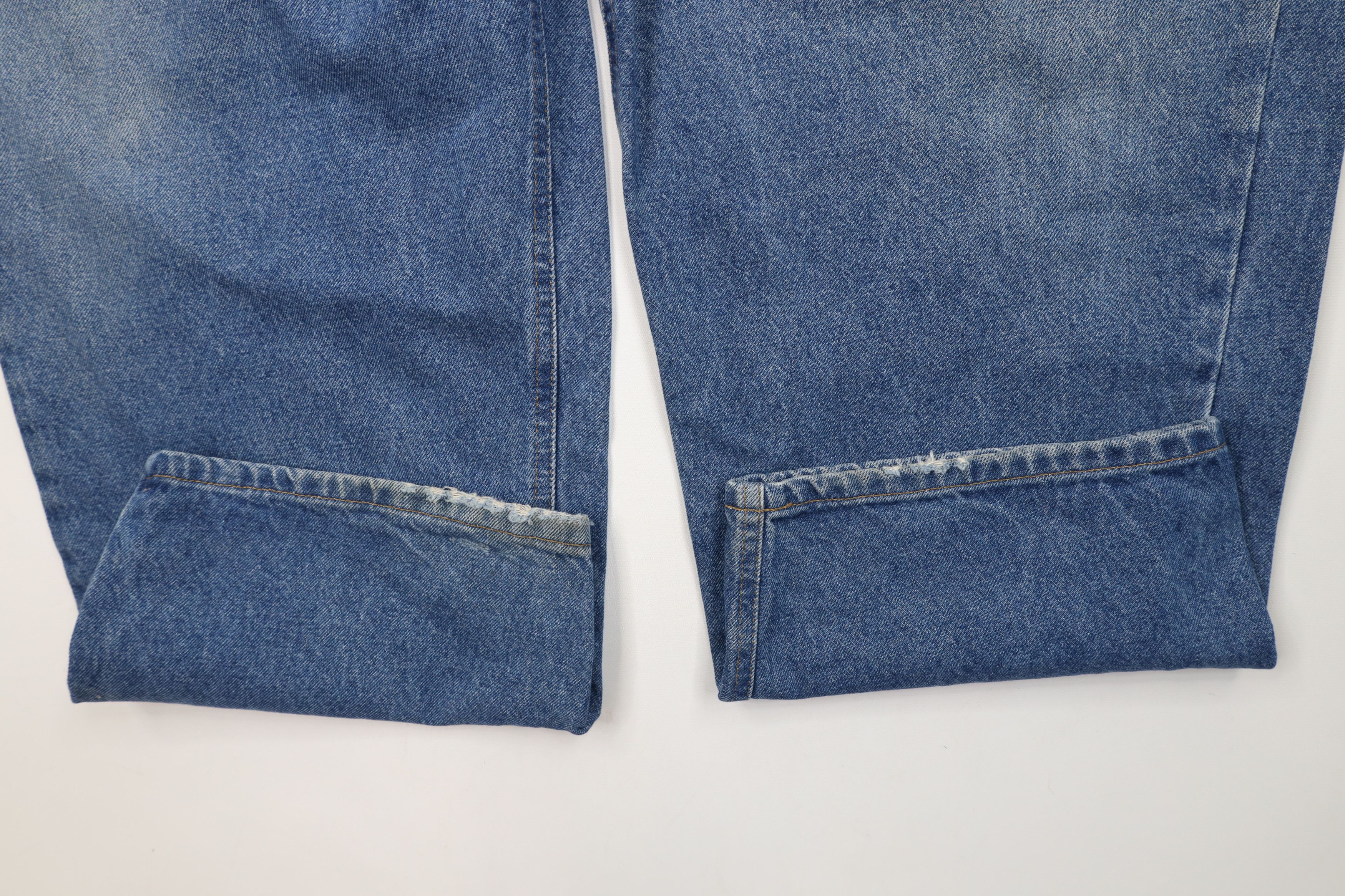 Carhartt × Vintage Vintage Carhartt Relaxed Fit Wide Leg Denim Jeans Blue Size US 44 / EU 60 - 6 Thumbnail