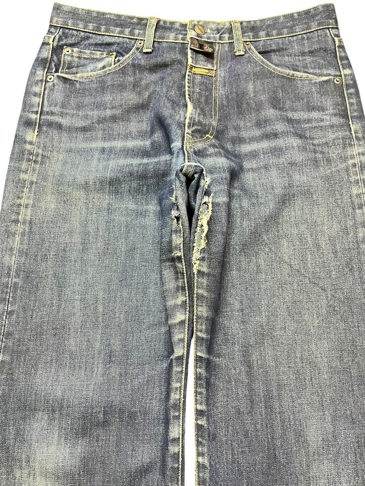 Marithe + Francois Girbaud Vintage Marithe Francois Girbaud Blue Indigo Denim Size US 32 / EU 48 - 2 Thumbnail