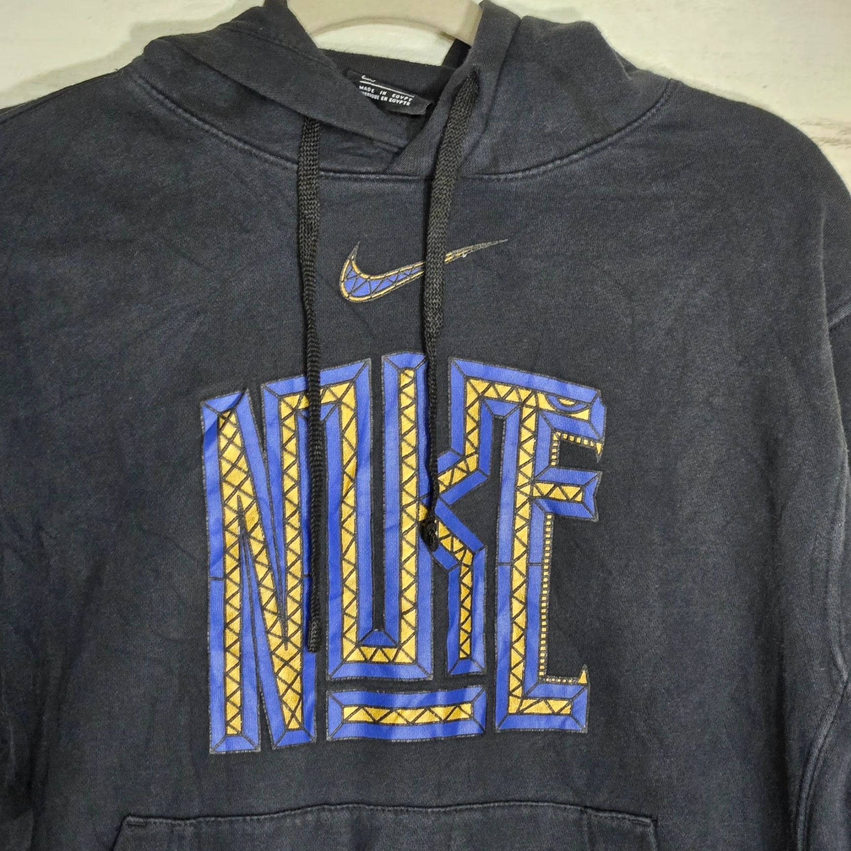 Nike Nike Hoodie Mens Pullover Black Small Logo Athletic Sweatshirt Size US S / EU 44-46 / 1 - 3 Thumbnail