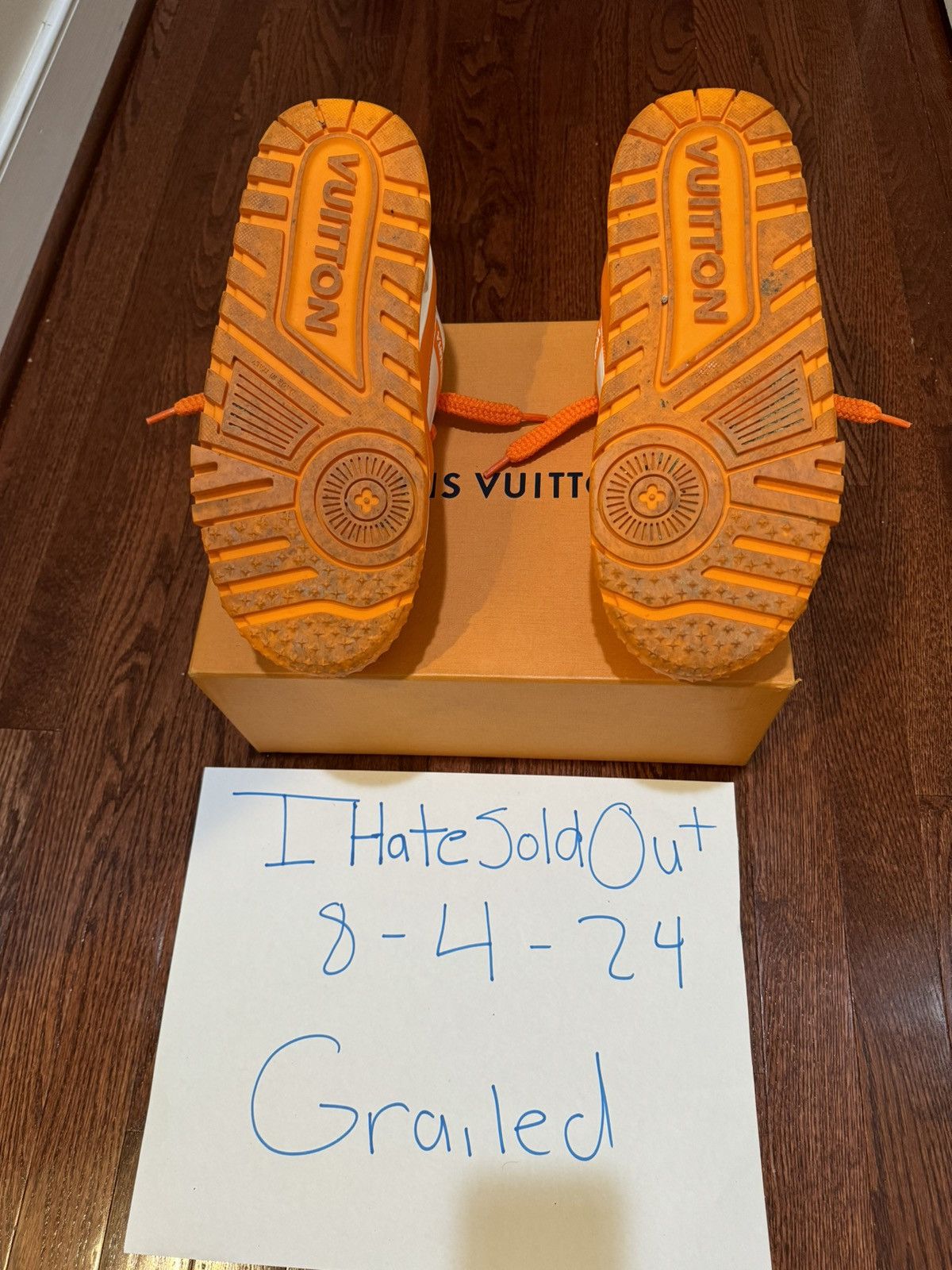 Louis Vuitton Louis Vuitton Maxi Trainers Orange Size US 11 / EU 44 - 7 Thumbnail