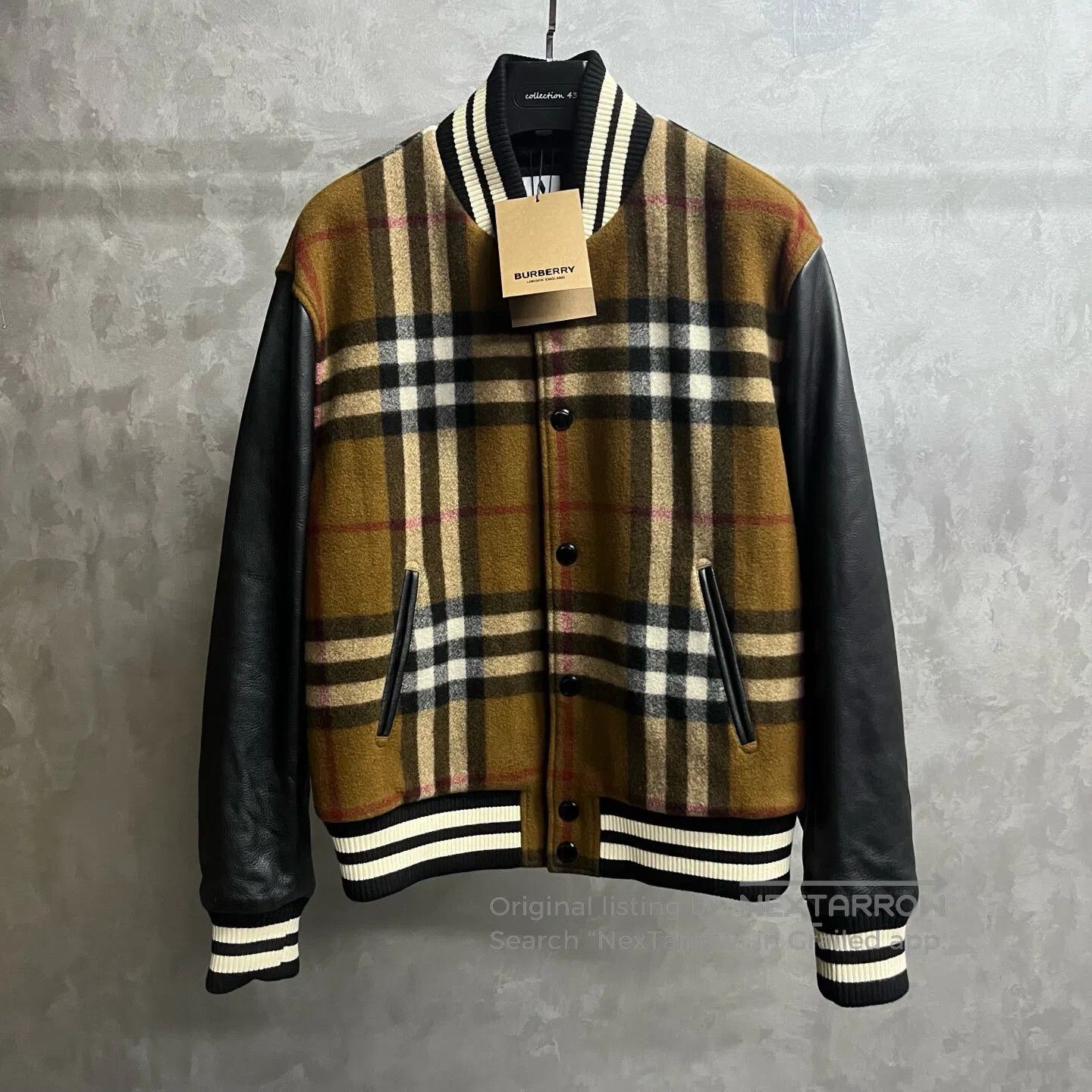 Burberry Burberry Color contrast-spliced baseball collar long-sleev Size US L / EU 52-54 / 3 - 1 Thumbnail