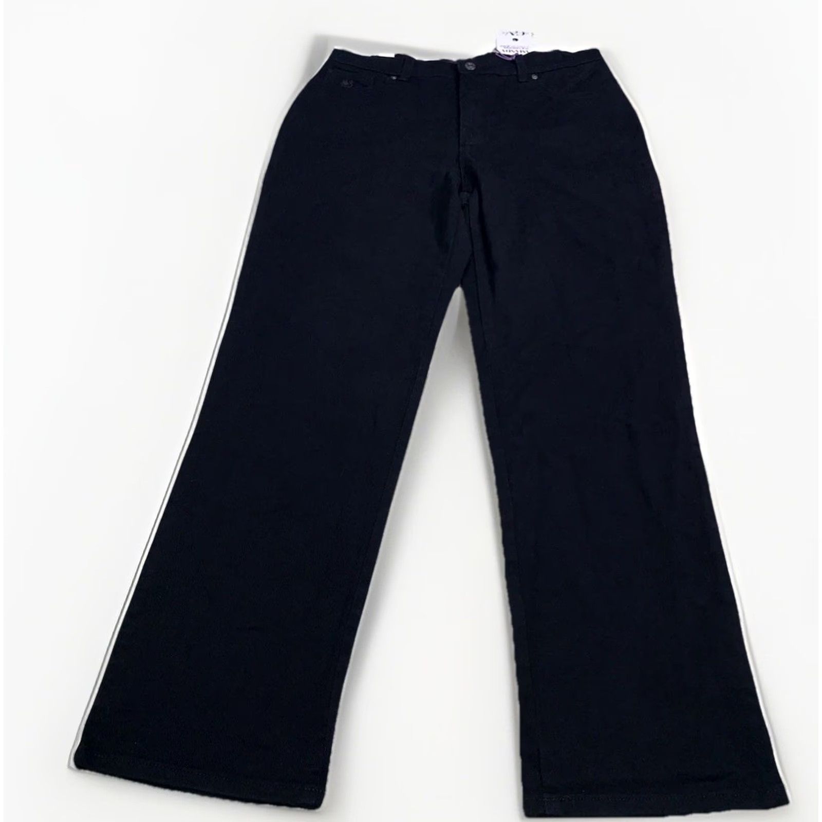 Gloria Vanderbilt VINTAGE Gloria Vanderbilt Amanda Jeans Black Slimming Womens Size 12 NWT-12702 Size 34" / US 12 / IT 48 - 2 Thumbnail