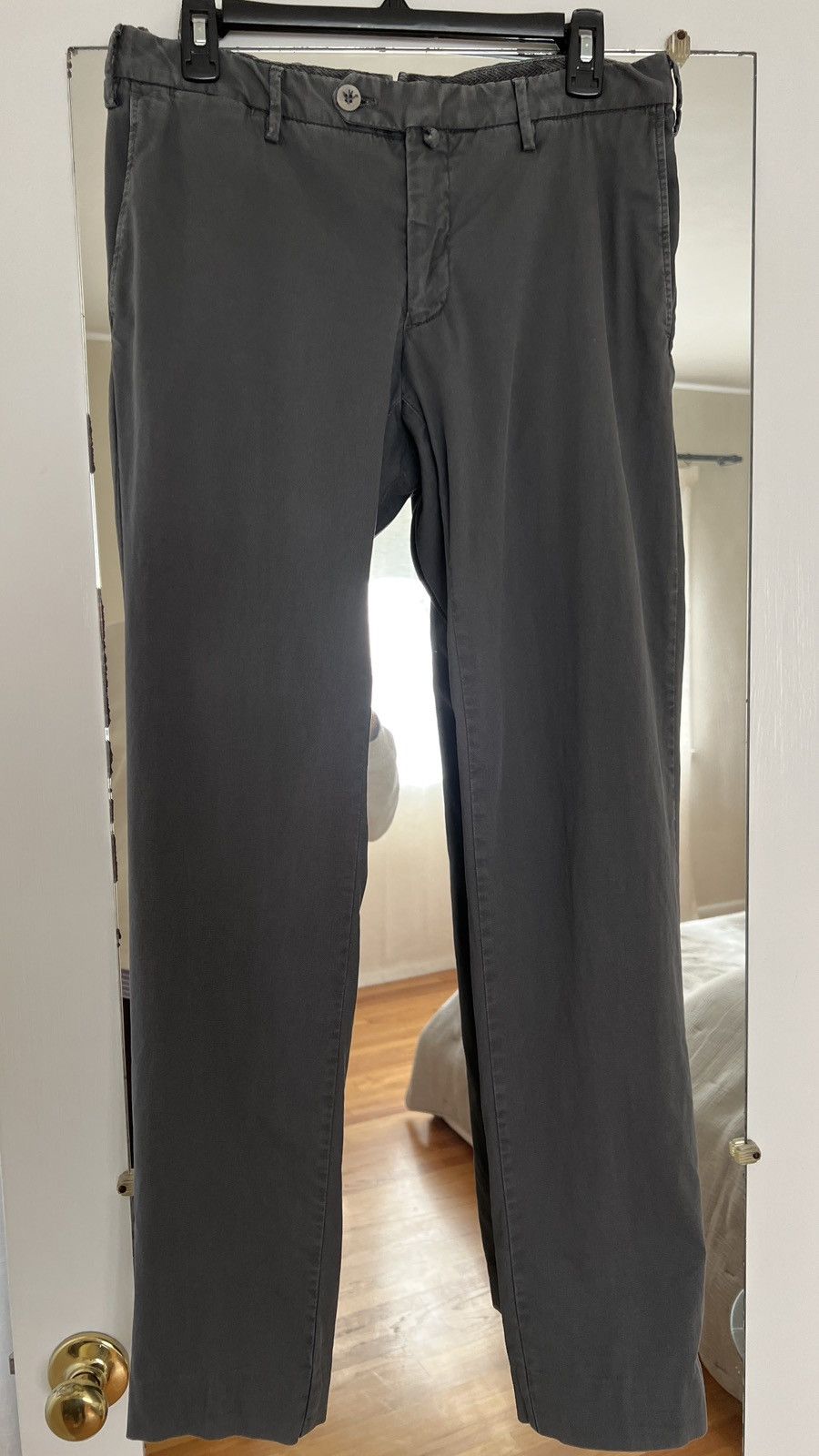 Isaia Isaia Canvas Cotton Chino Trousers Pants Size 48 Loro Piana Size US 32 / EU 48 - 1 Thumbnail