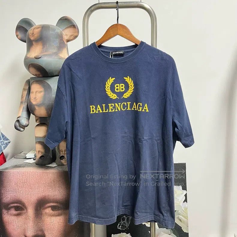Balenciaga Balenciaga Wheat Short Sleeve Size US M / EU 48-50 / 2 - 1 Thumbnail