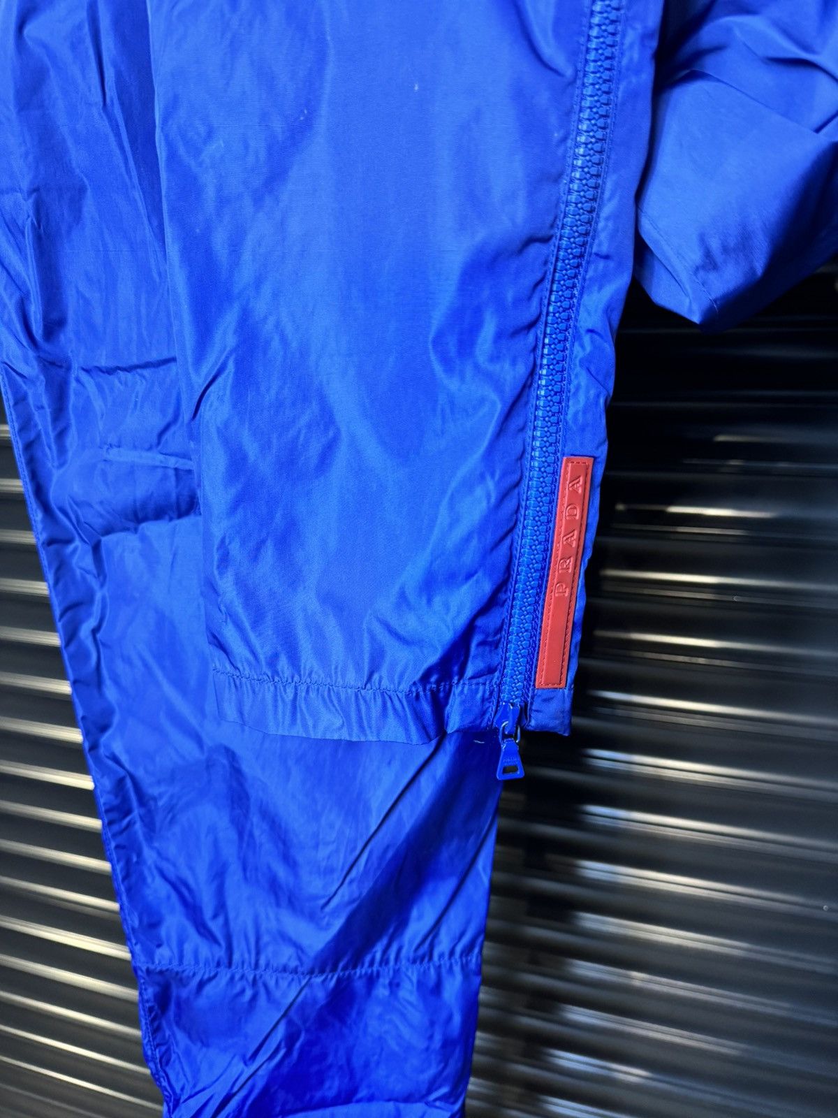Prada Prada Linea Rossa Teflon Nylon Blue Track Pants With Tags Size US 30 / EU 46 - 8 Thumbnail