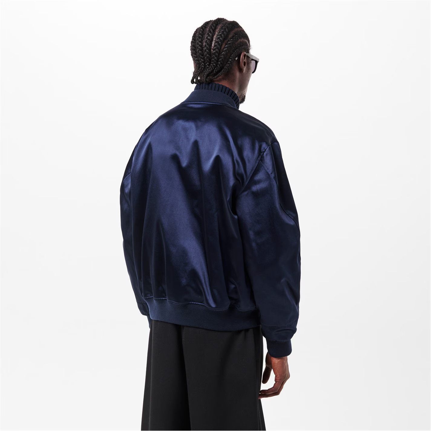 Givenchy o1g2r1mq0426 Structured Fit Bomber Jacket in Navy Size US M / EU 48-50 / 2 - 4 Thumbnail