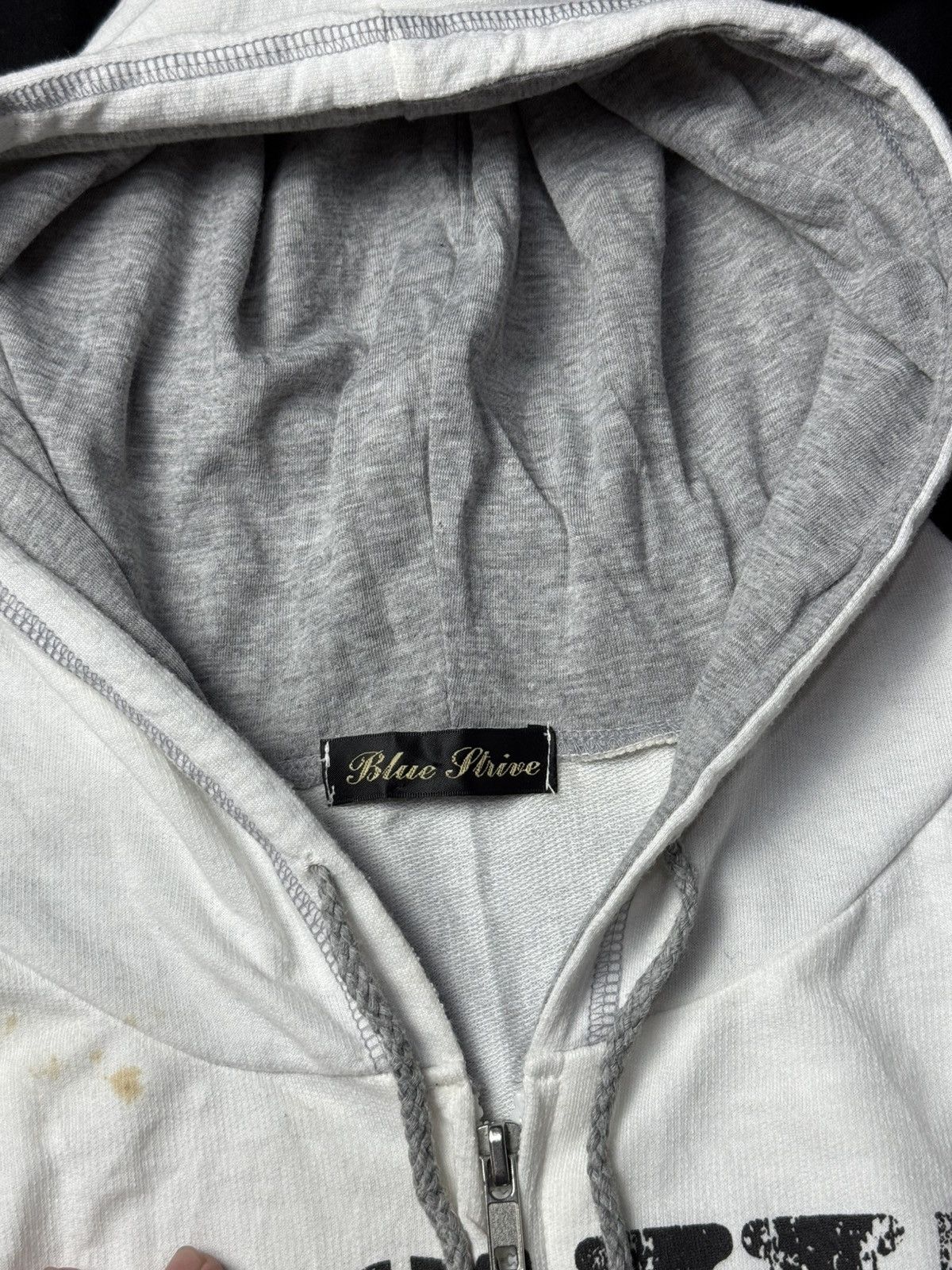 20471120 × Hysteric Glamour × Japanese Brand Japanese Poem Light Shade Hoodie Blue Gtrive Size M / US 6-8 / IT 42-44 - 6 Thumbnail