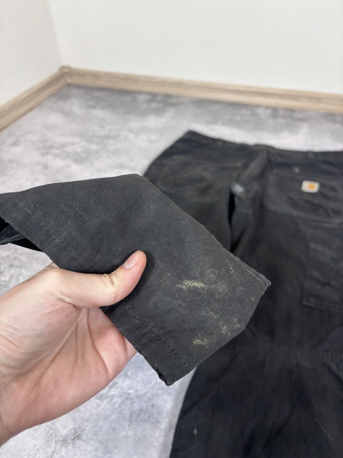 Carhartt Carhartt Rugged Flex Steel Double Knee Black Carpenter Pants Size US 36 / EU 52 - 21 Thumbnail