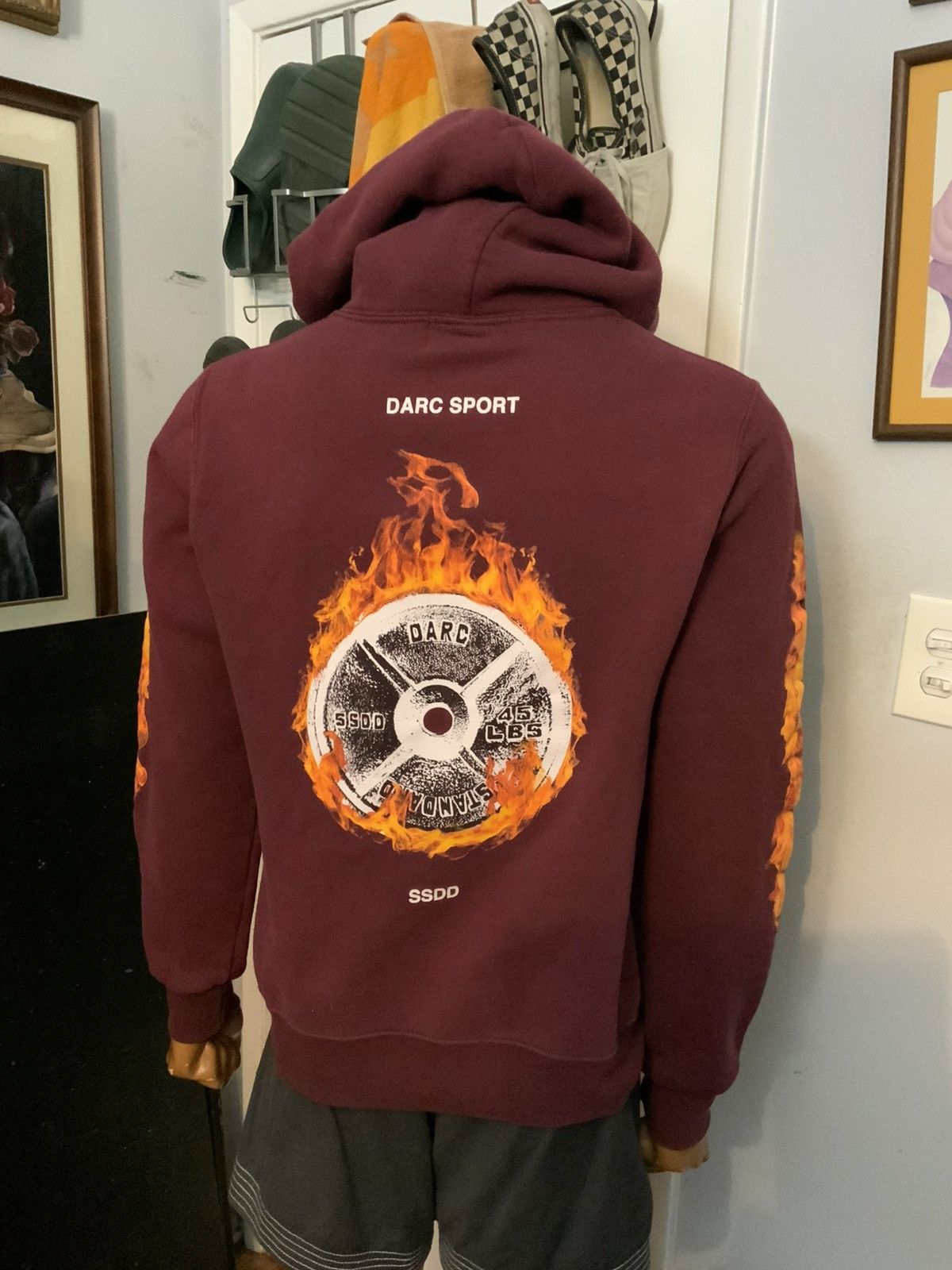 Darc Sport × Russell Athletic Darc Sport Russell Athletic SSDD Flames Wolves Hoodie Size US M / EU 48-50 / 2 - 13 Thumbnail