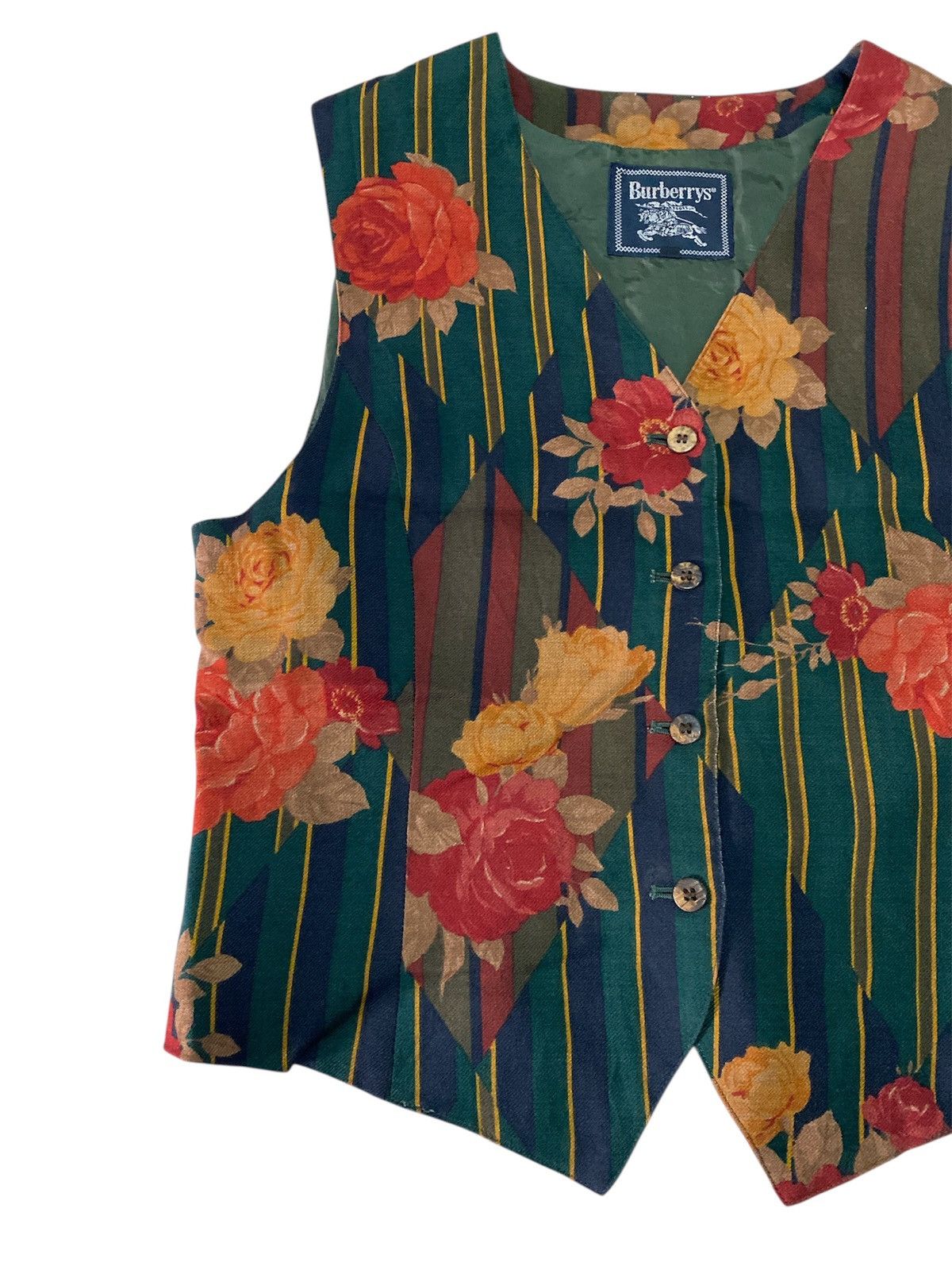 Burberry Vintage 90s Burberrys Flower Size S / US 4 / IT 40 - 3 Thumbnail