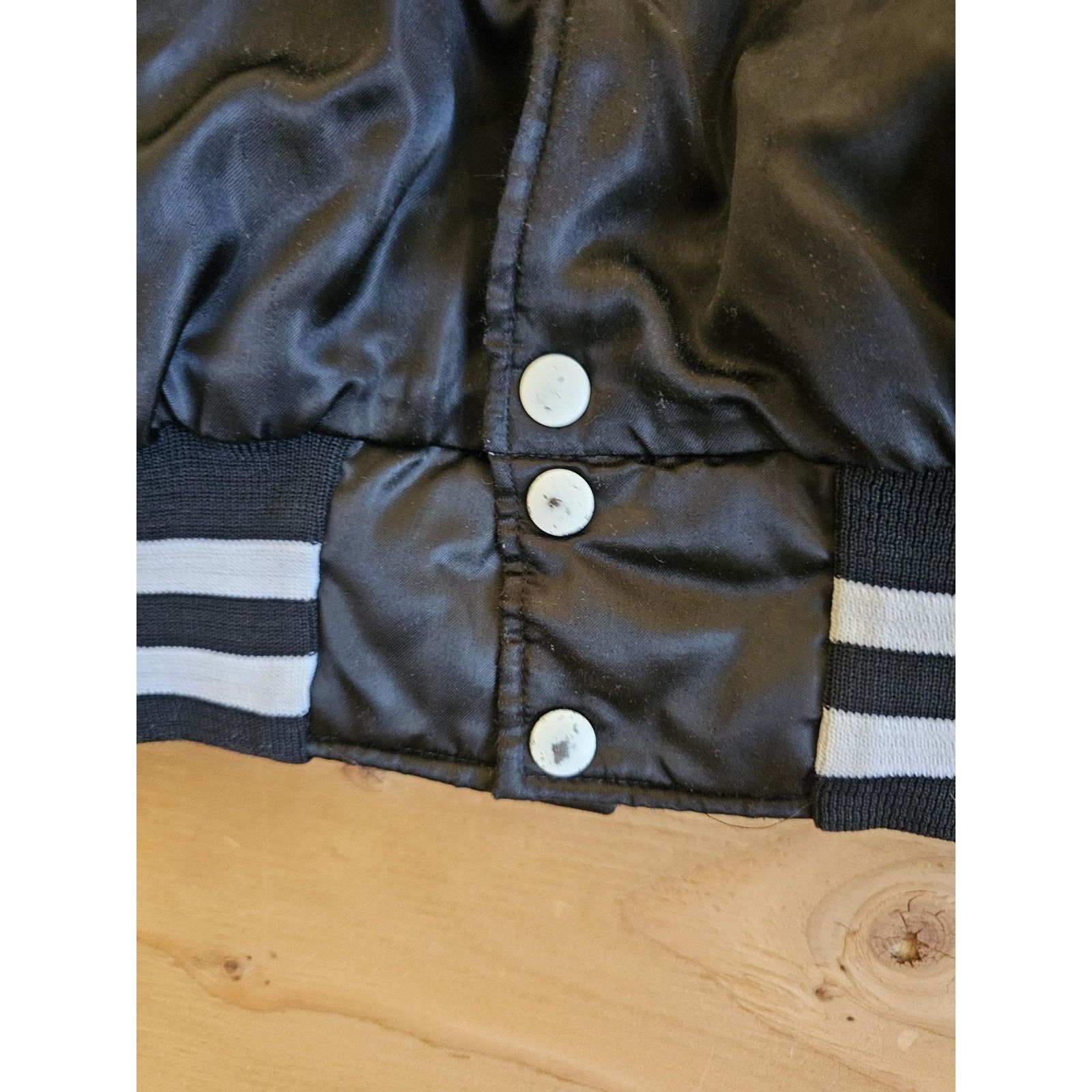 Holloway Santa Fe Railroad Baseball Style Black White Jacket L 1980s Size US L / EU 52-54 / 3 - 7 Thumbnail