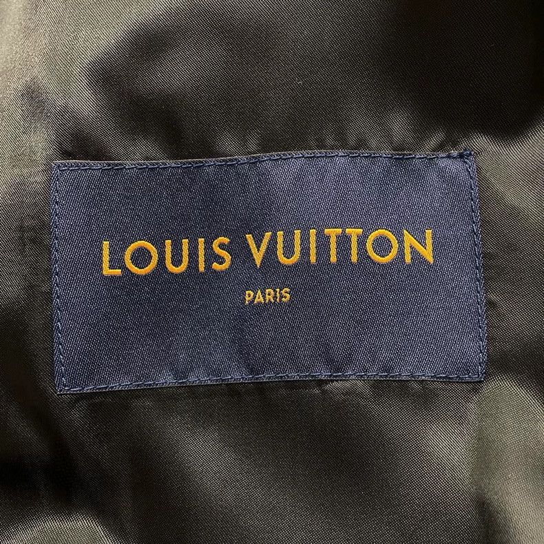 Louis Vuitton Louis Vuitton Black full logo leather jacket Size US S / EU 44-46 / 1 - 5 Thumbnail