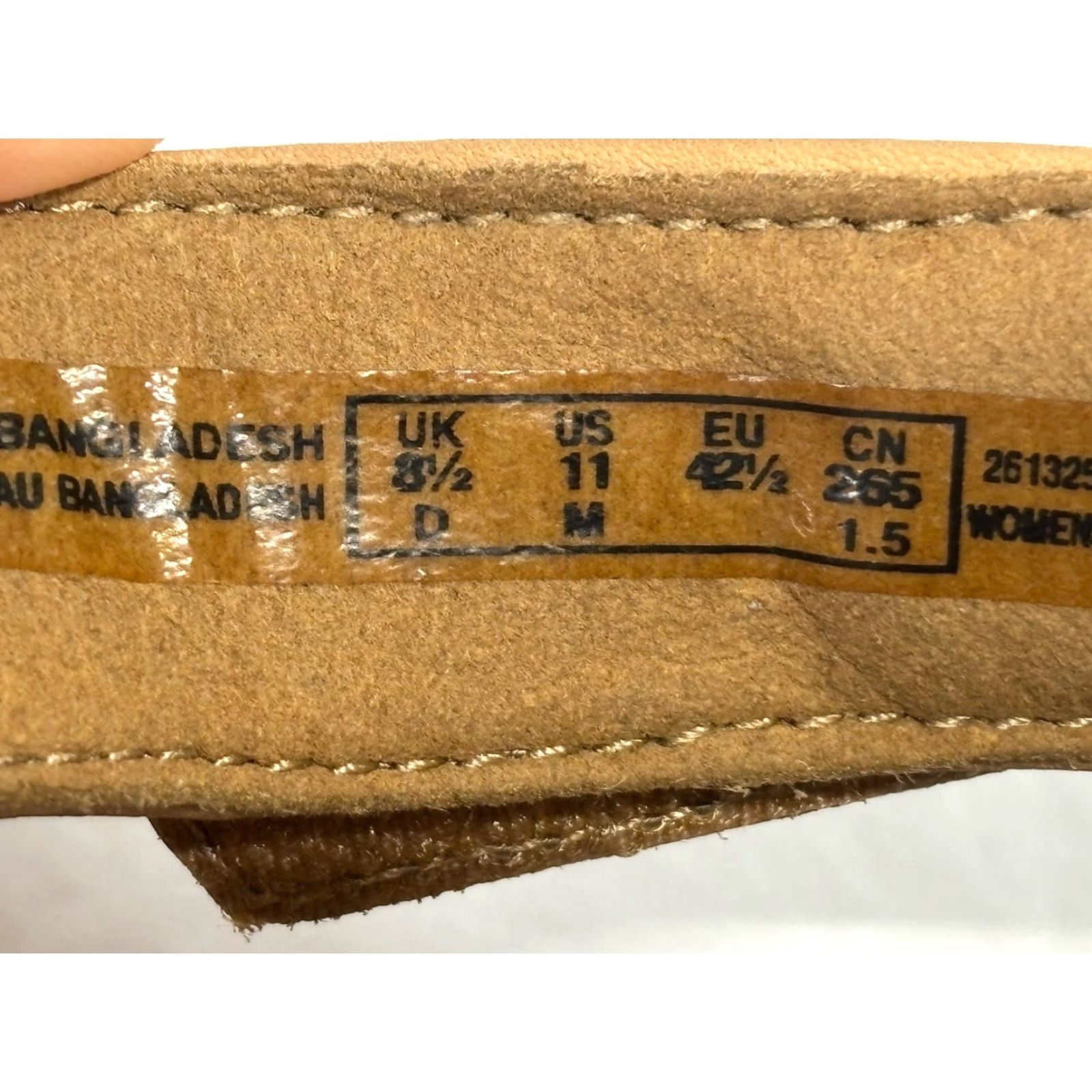 Clarks Vintage Clarks Rosilla Keene Nubuck Leather Sandals Women Flat Casual Brown Size 11M Size US 11 / IT 41 - 6 Thumbnail