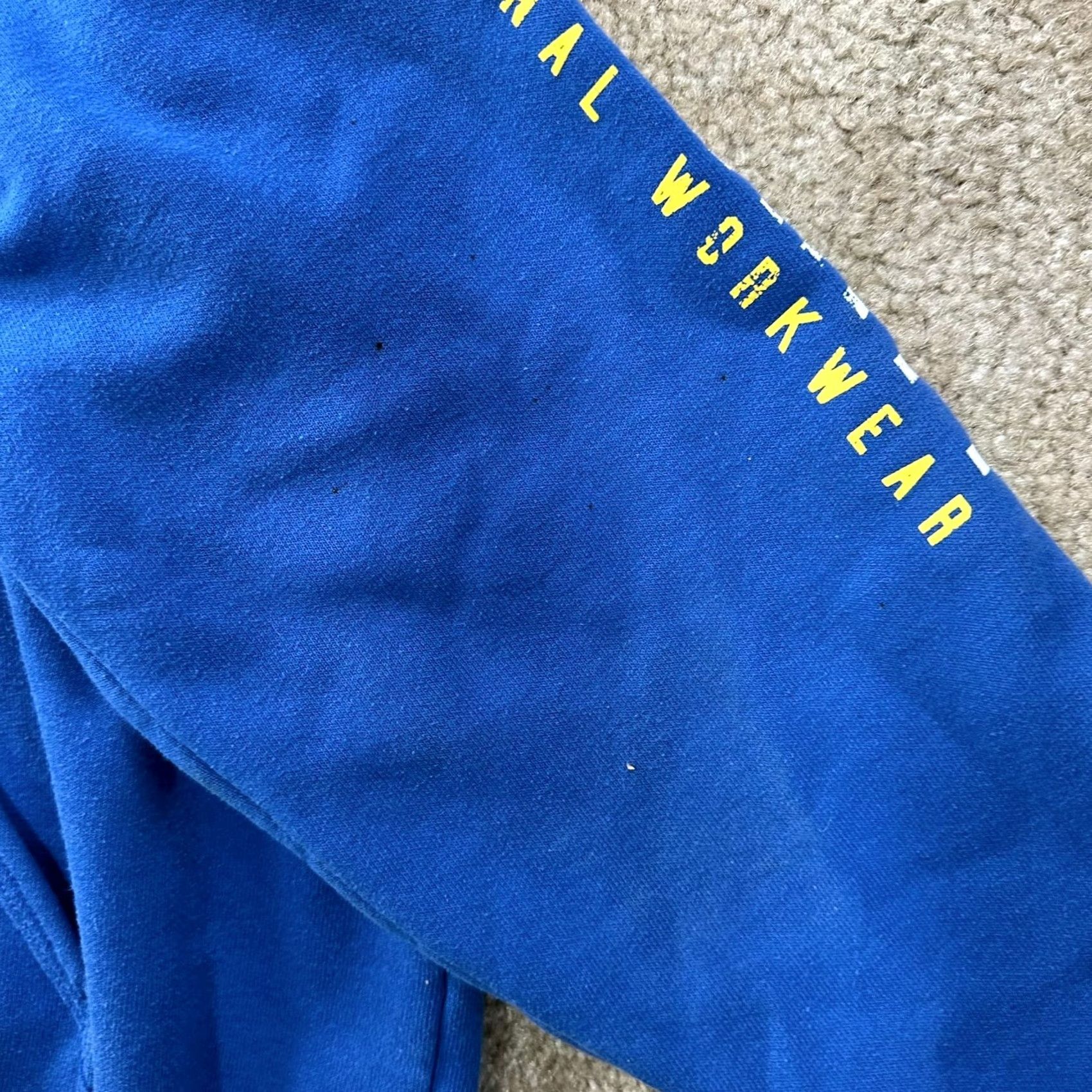 Carhartt Carhartt Hoodie Men’s XL Hooded Sweatshirt Distressed Workwear Blue Size US XL / EU 56 / 4 - 5 Thumbnail