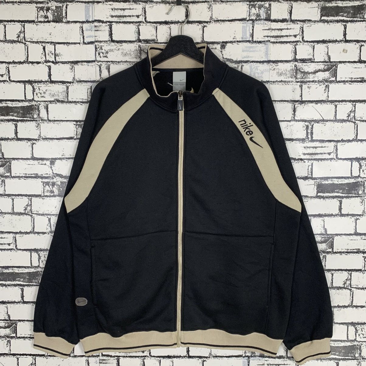 Designer × Nike × Vintage Vintage Nike Zip Up Sweatshirt Size US L / EU 52-54 / 3 - 1 Thumbnail