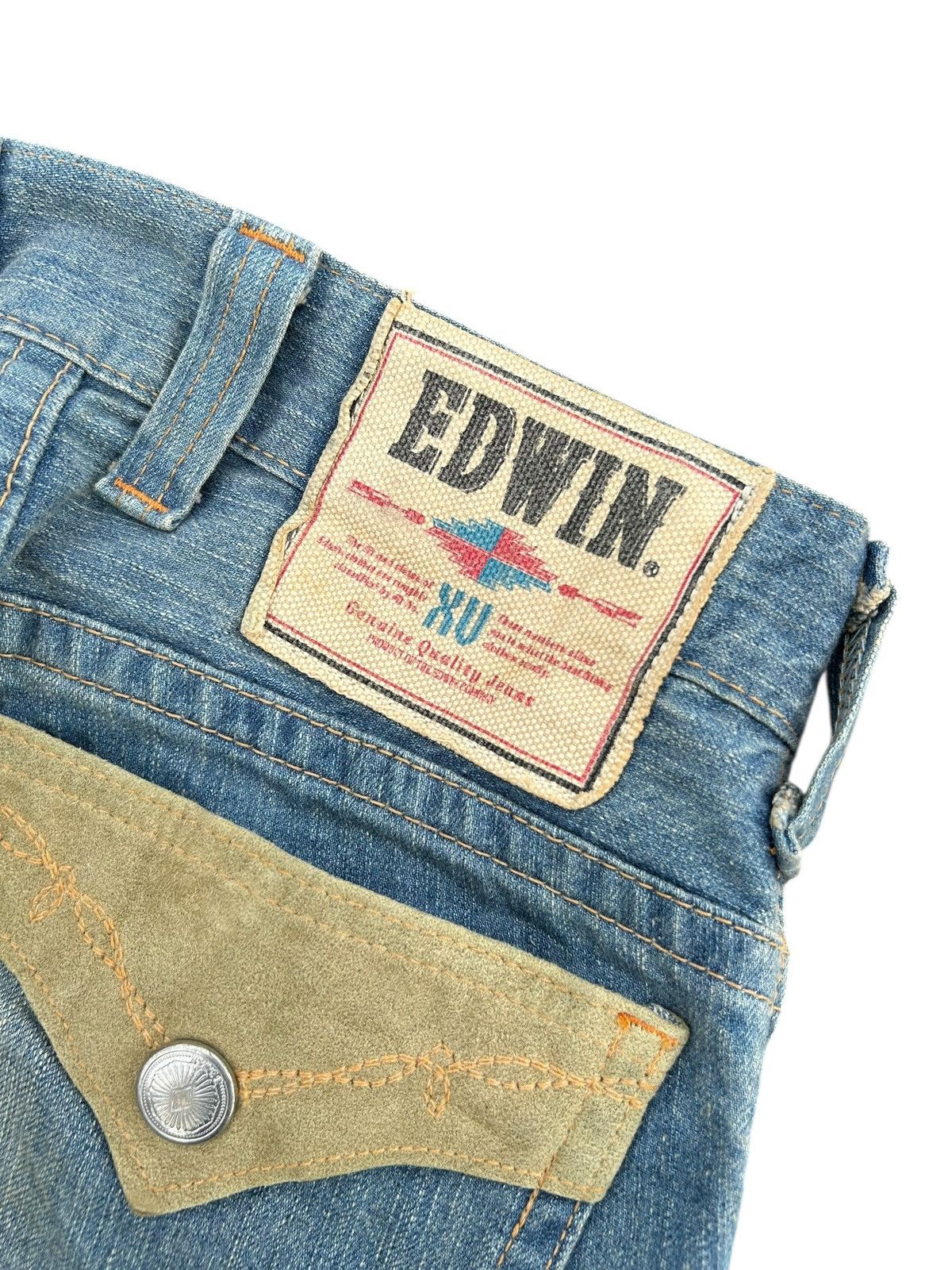 Kapital Vintage Flare Edwin Navajo Rusty Faded Denim Jeans Size US 30 / EU 46 - 12 Thumbnail