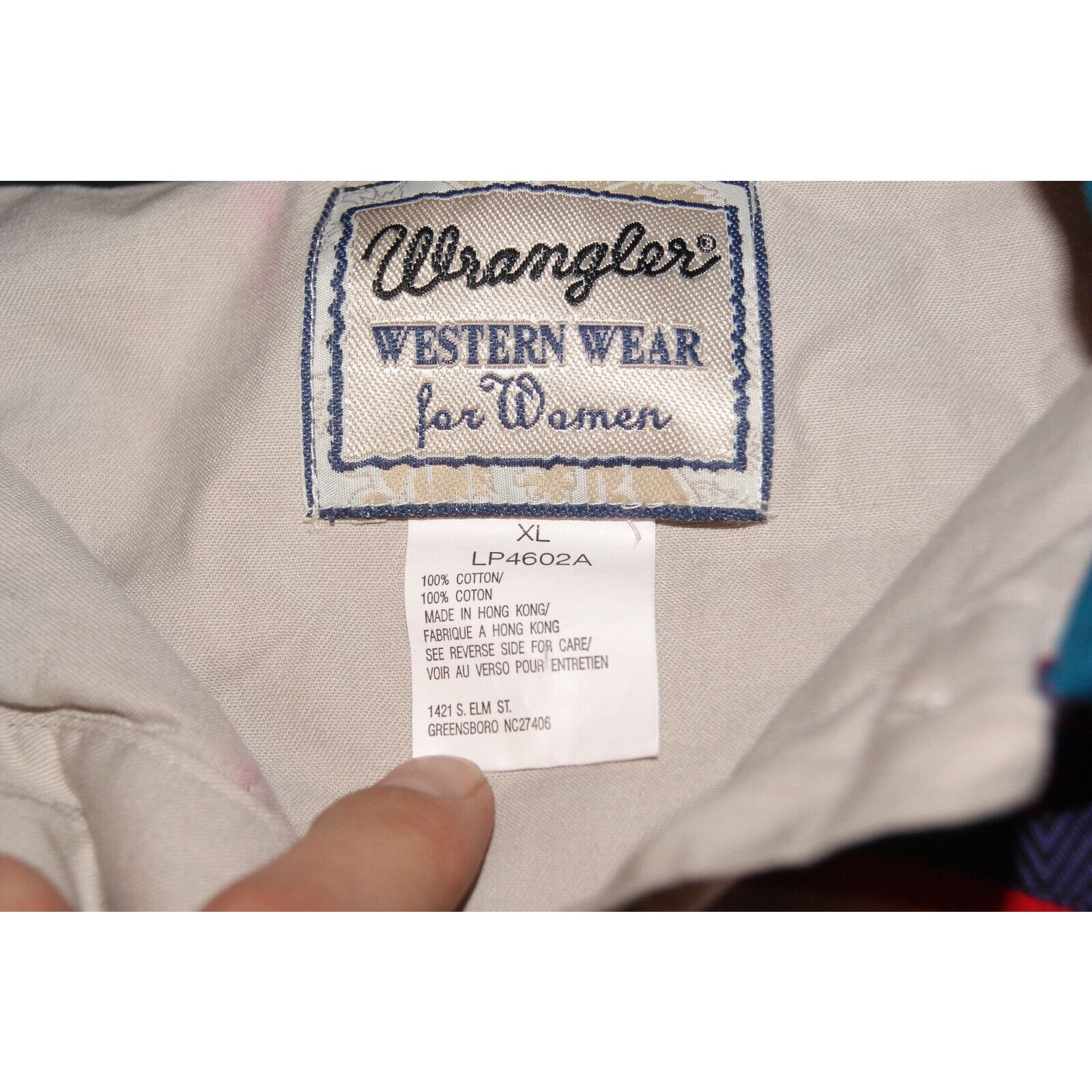 Wrangler VTG Wrangler Western Button Shirt Womens Large Rodeo Cowgirl Size L / US 10 / IT 46 - 4 Thumbnail