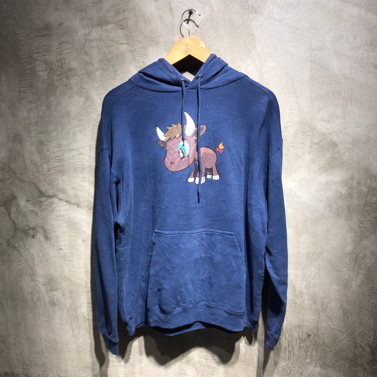 image of Balenciaga Year Of The Ox Hoodie in Blue, Men's (Size Large)