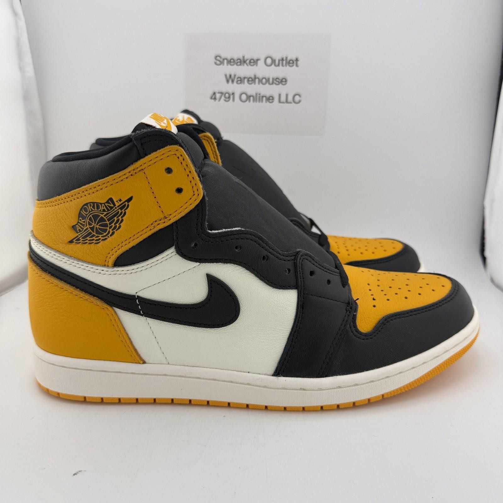 Nike Air Jordan 1 Retro High OG Taxi Black Sail 11.5 New OG Box Size US 11.5 / EU 44-45 - 4 Thumbnail