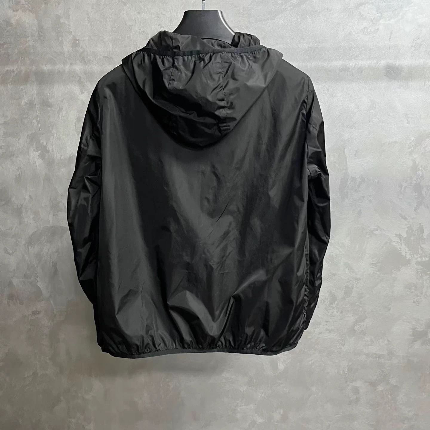 Moncler Moncler Black Zip Hooded Jacket Women's Size 4 Size US XL / EU 56 / 4 - 2 Thumbnail