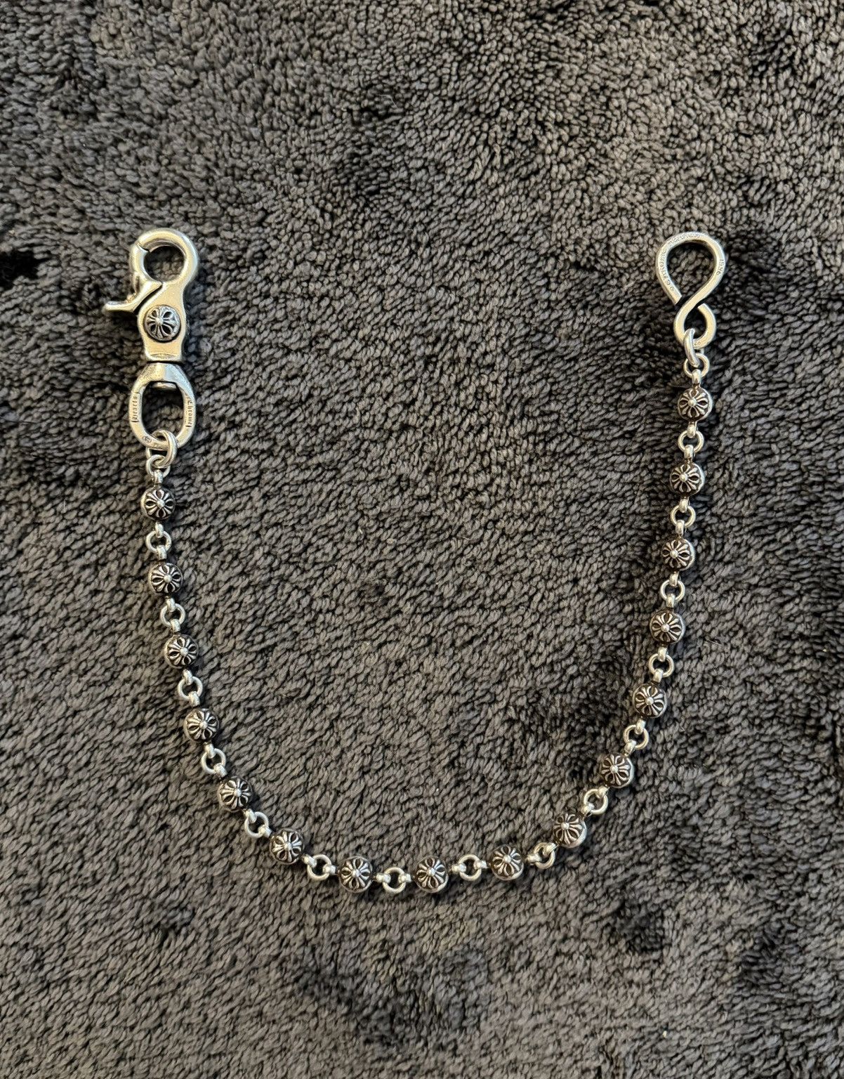 Chrome Hearts Single Clasp 24” Cross Ball Wallet Chain Size ONE SIZE - 1 Thumbnail