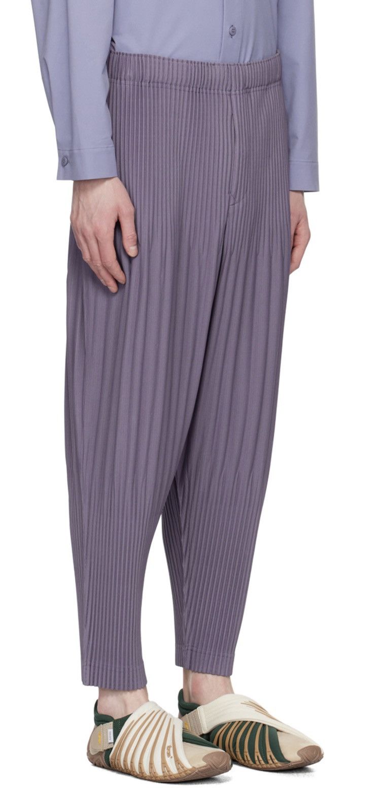 Homme Plisse Issey Miyake Homme Plissé Issey Miyake Purple Monthly Color Trouser Size US 29 - 3 Thumbnail