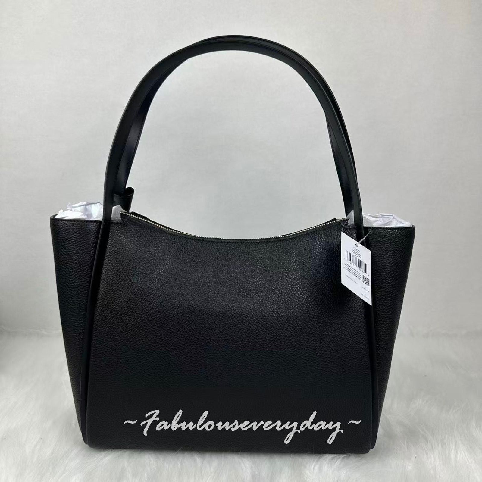 Kate Spade Kate Spade Knott Tote Bag Shoulder Bag Leather/Black KN658 Size ONE SIZE - 4 Thumbnail