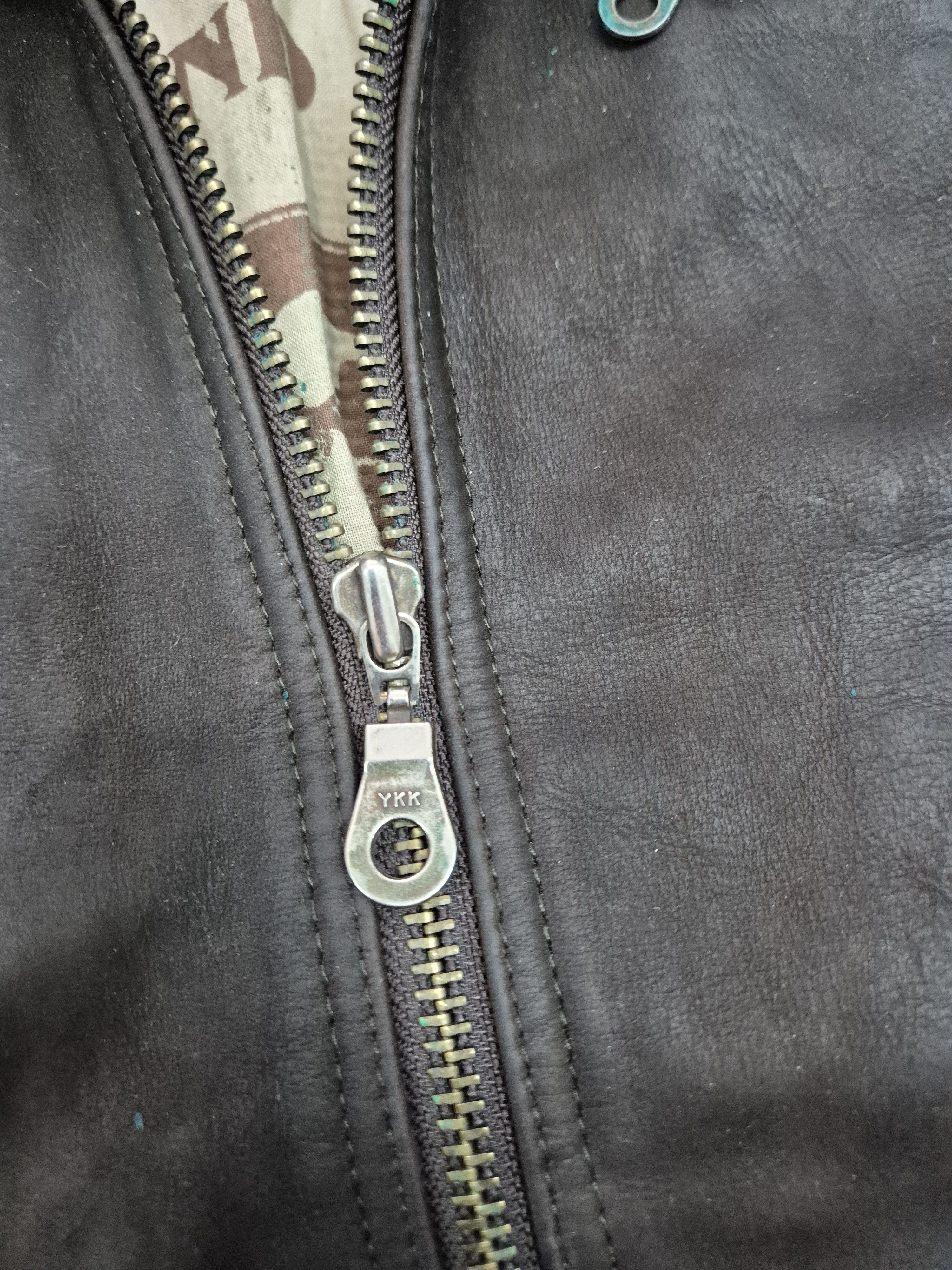 Vintage Vintage Akaso Military Leather Bomber Jacket Size US XXL / EU 58 / 5 - 11 Thumbnail