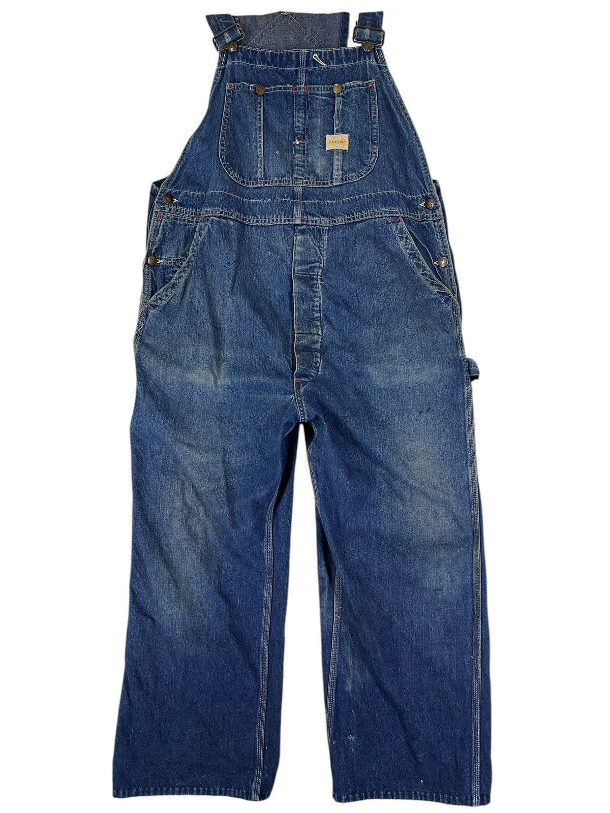 JCPenney × Vintage 50s Vintage PayDay Penney's Union Made sanforized Overalls Size US 34 / EU 50 - 2 Thumbnail