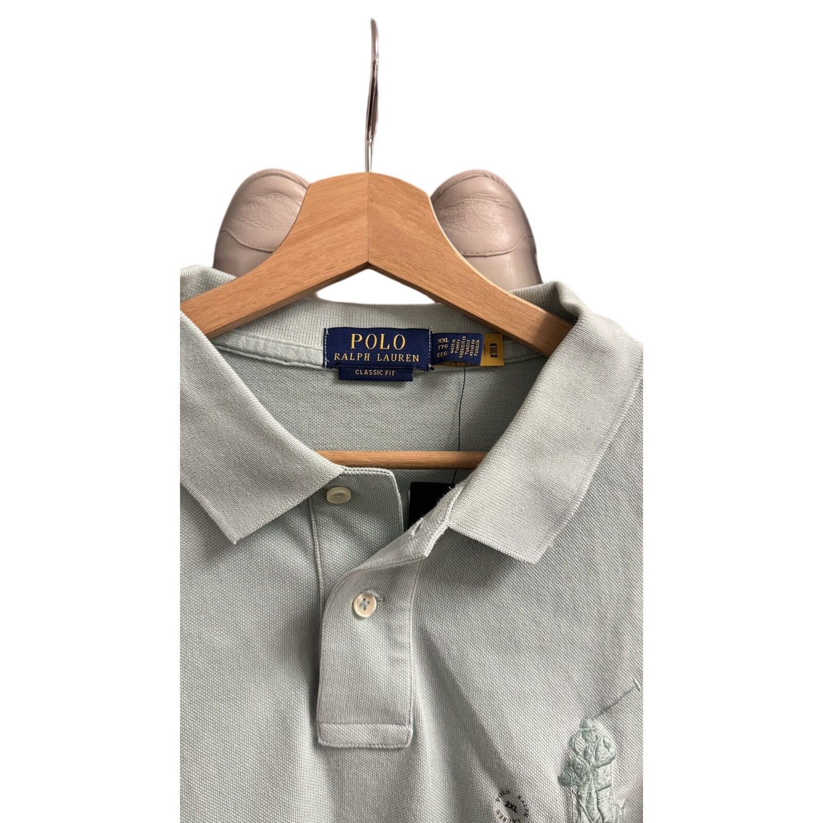Polo Ralph Lauren Polo Ralph Lauren Big Pony Polo Shirt Green Size XXL Size US XXL / EU 58 / 5 - 2 Thumbnail