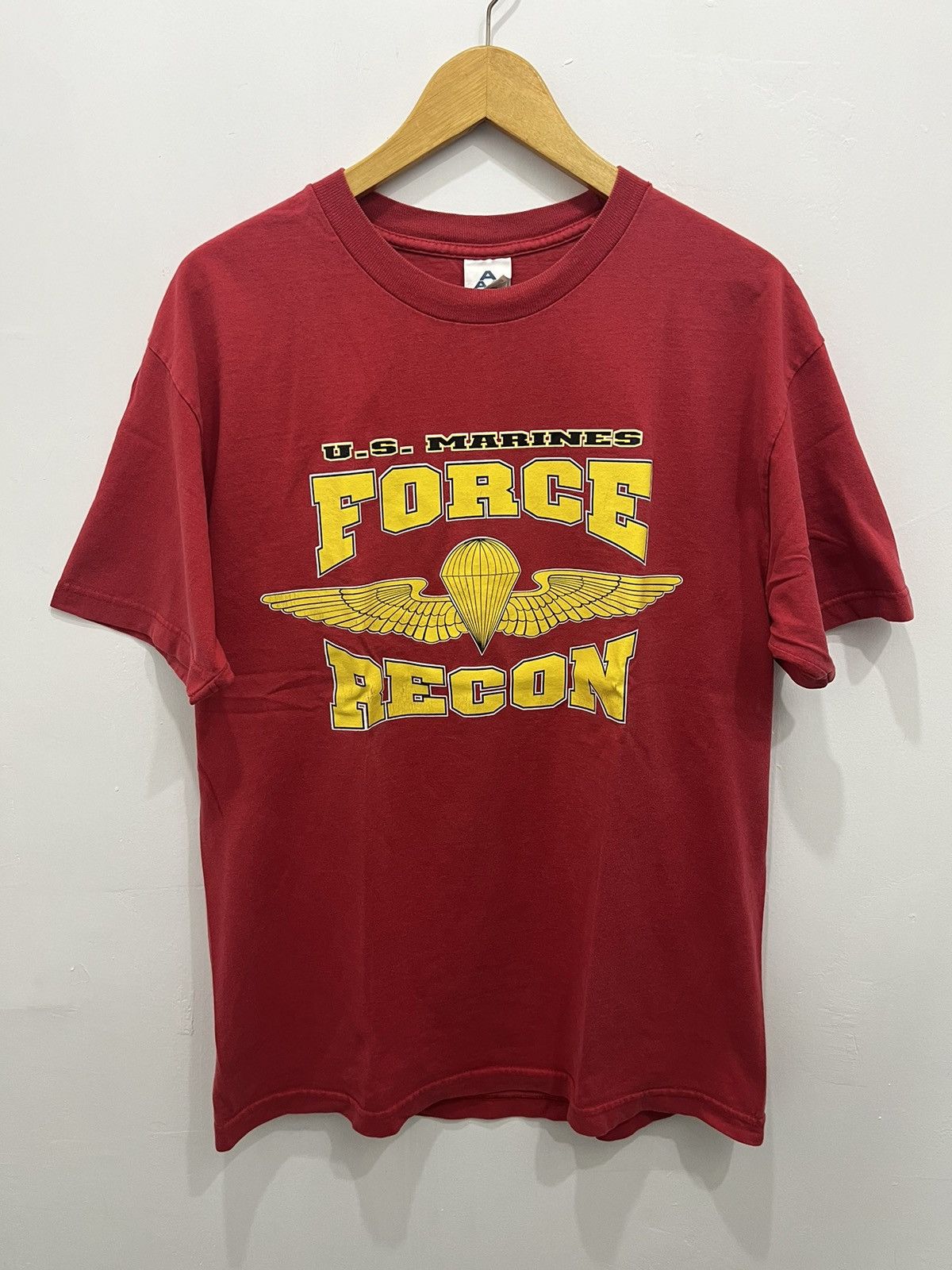 Vintage VTG Military U.S Marines Force Recon Tees Size US L / EU 52-54 / 3 - 1 Thumbnail