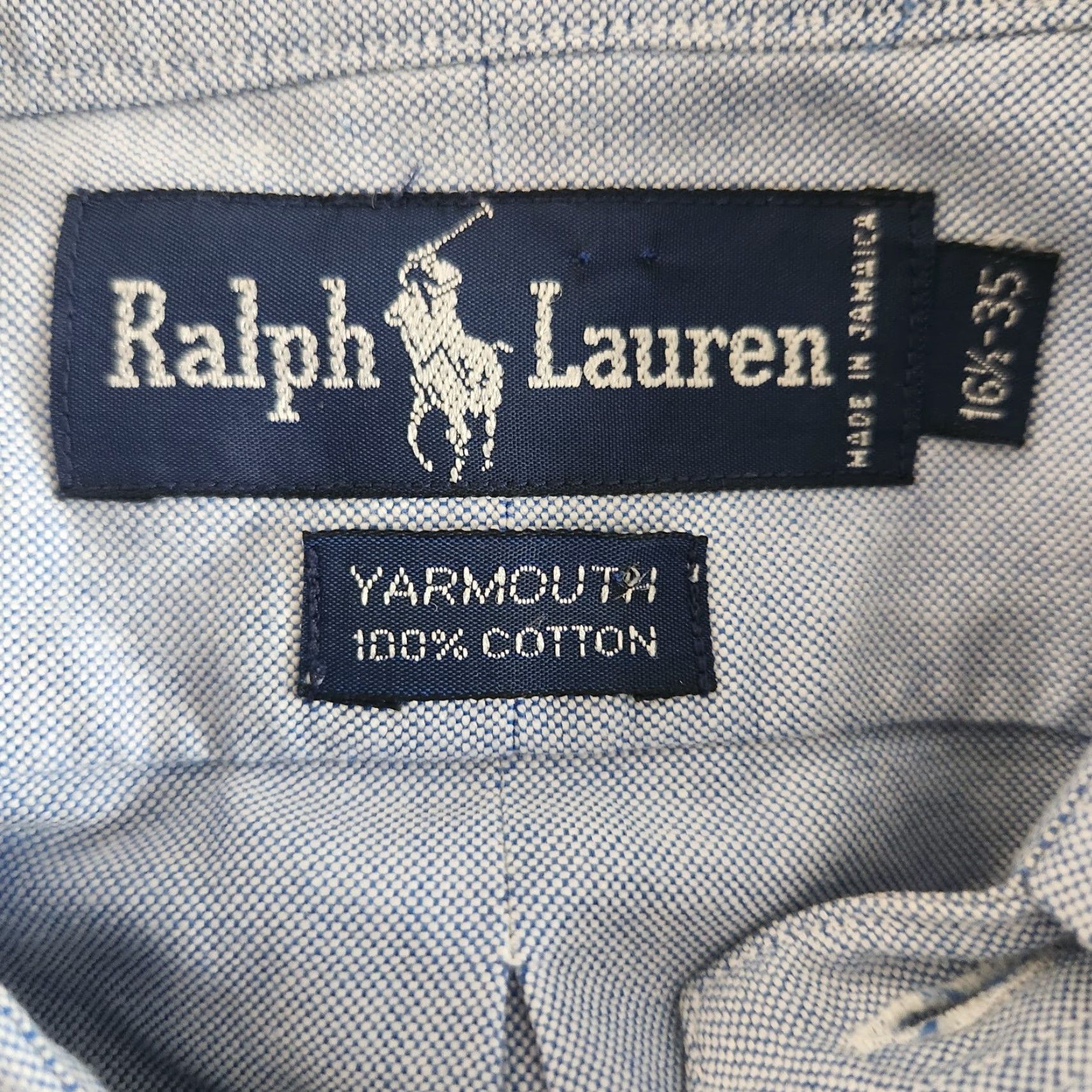 Ralph Lauren Ralph Lauren Shirt Mens XL Blue Chambray Yarmouth Oxford Button-Up Classic Fit Size US XL / EU 56 / 4 - 7 Thumbnail