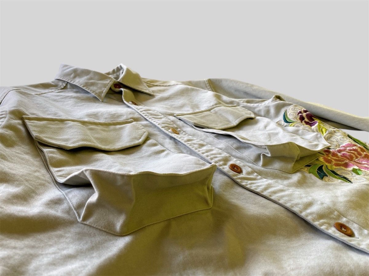 Paul Smith ARCHIVES❗️Vintage Paul Smith Embroidery Flowers Work Jacket Size US L / EU 52-54 / 3 - 7 Thumbnail