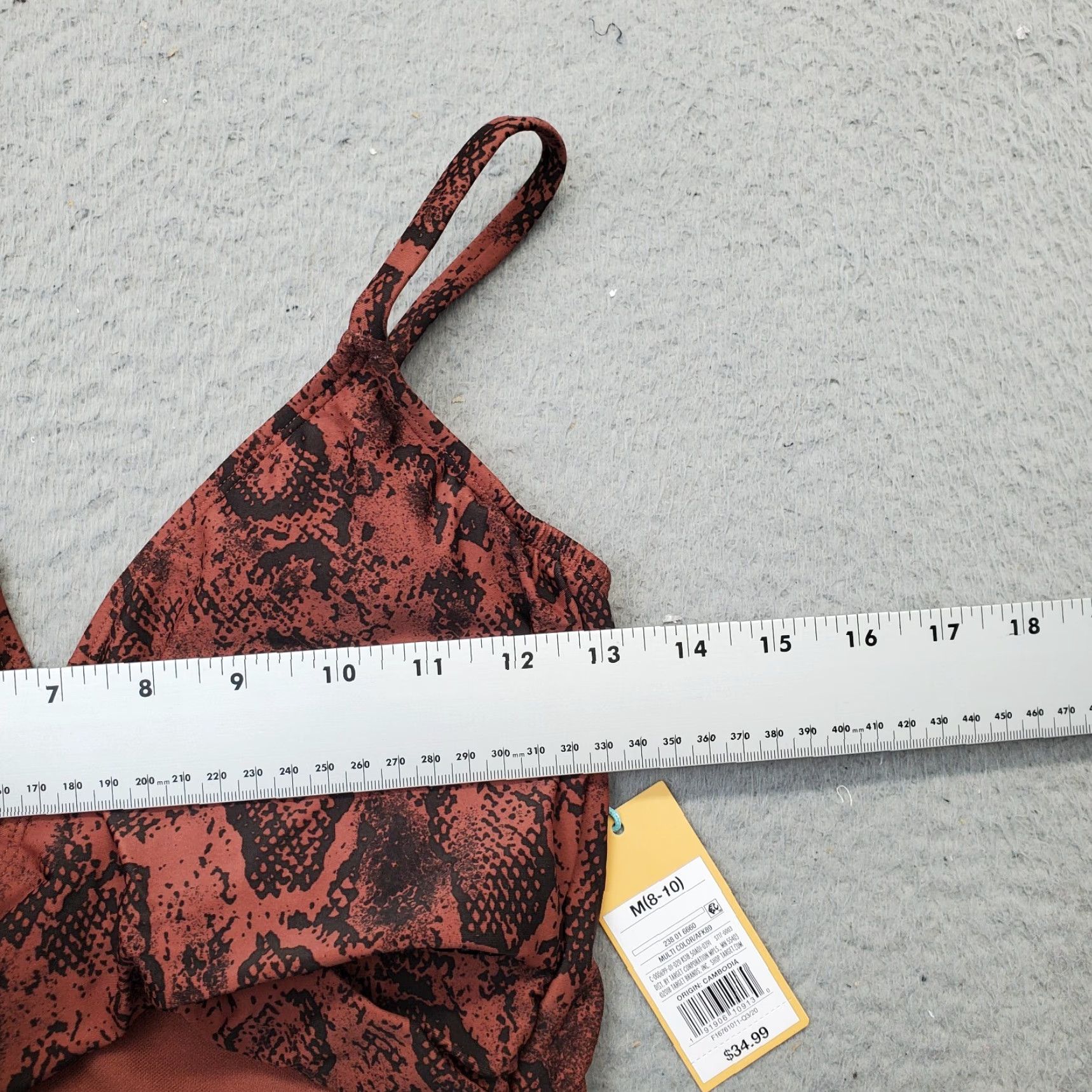Vintage Kona Sol Swimsuit Womens M Multi Wrap Front Medium Coverage One Piece Cutout Size ONE SIZE - 4 Thumbnail