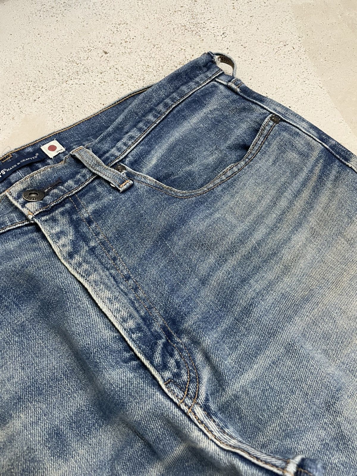 Japanese Brand × Levi's Levis 514 Straight Japan Craft Distressed Mudwash Size US 34 / EU 50 - 8 Thumbnail
