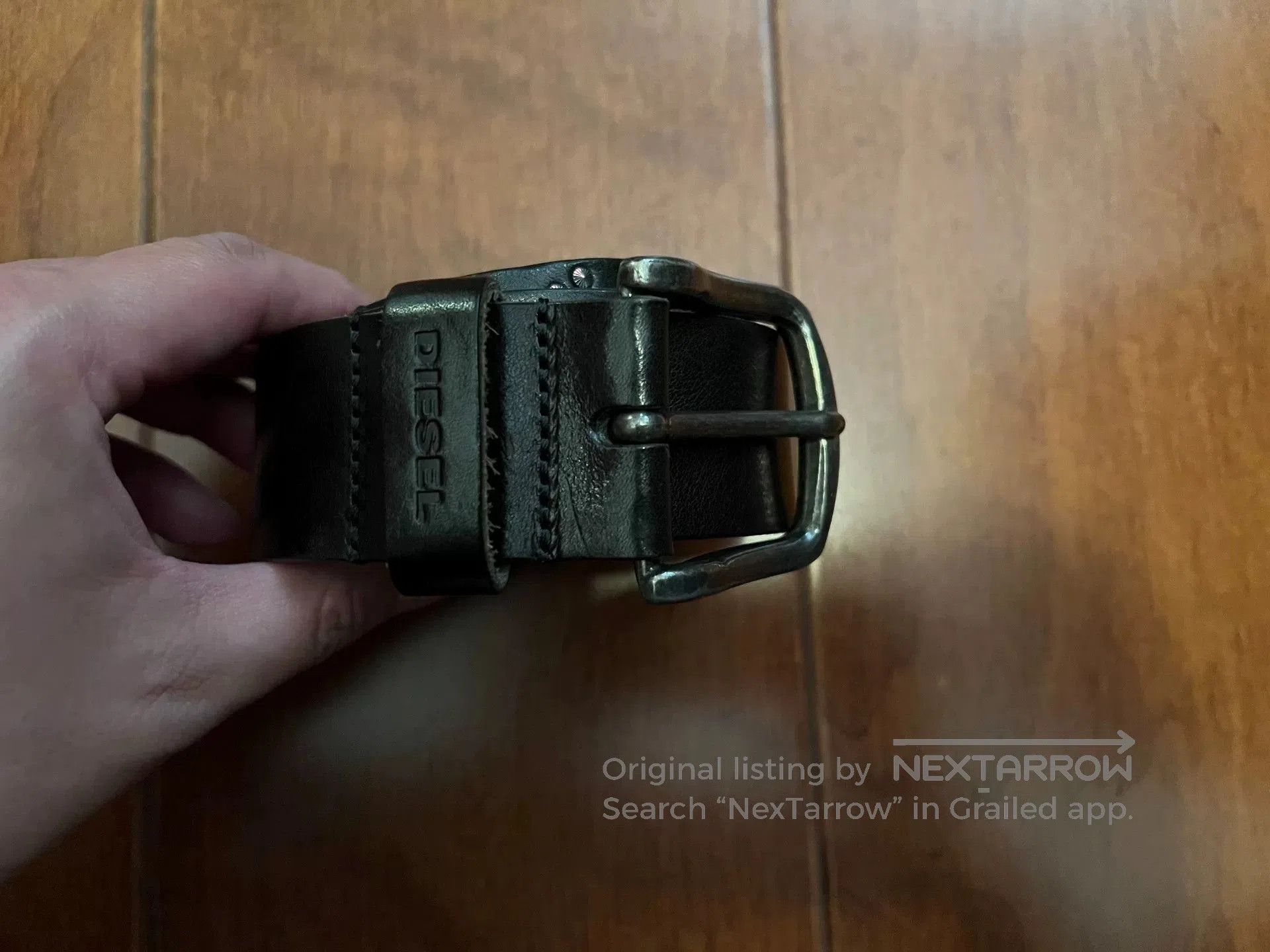 Diesel Diesel Rivet Leather Belt. Size ONE SIZE - 1 Thumbnail