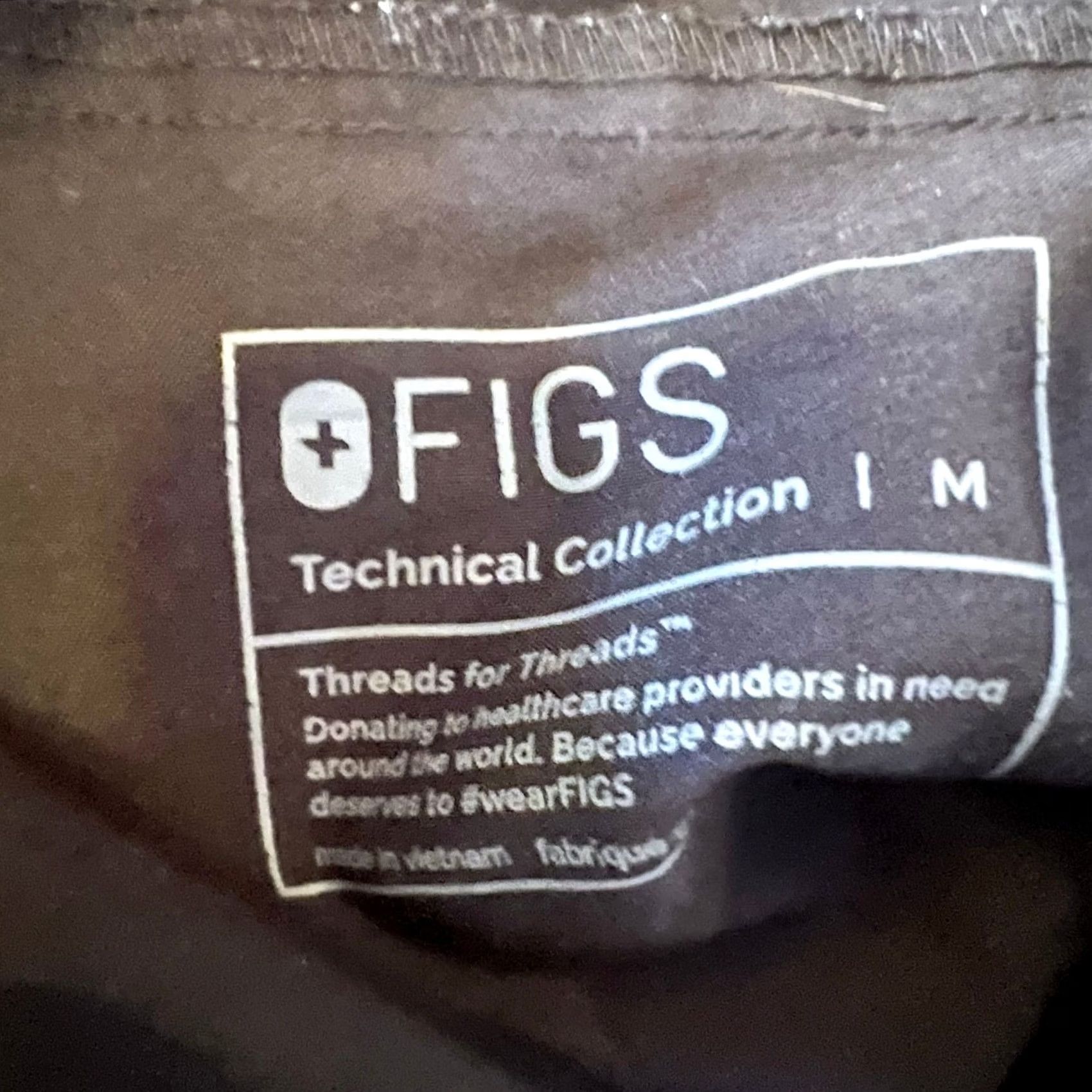 Vintage Figs Scrub Pants Mens Medium Black Tansen Jogger MXXSW2004 Size US 31 - 6 Thumbnail