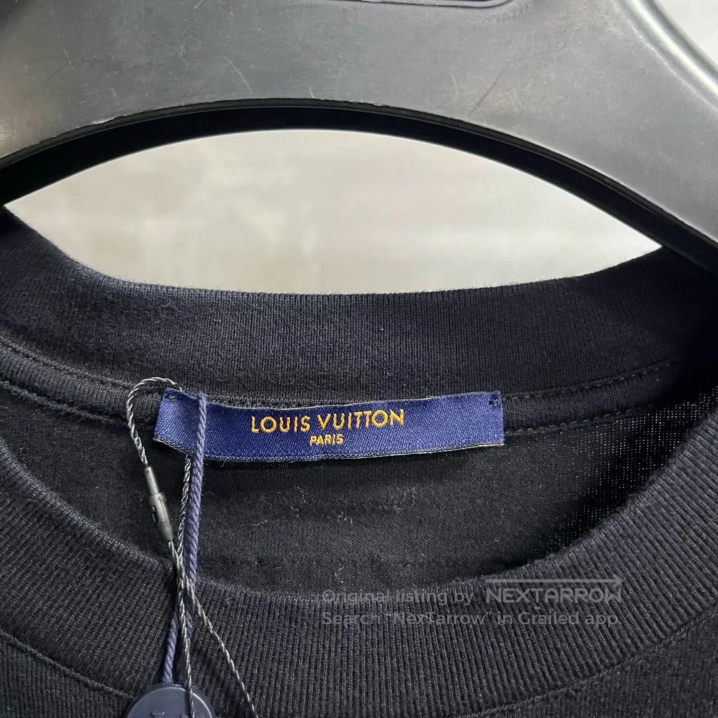 Louis Vuitton Louis Vuitton Black Pattern Print Crewneck T. Size US XL / EU 56 / 4 - 2 Thumbnail